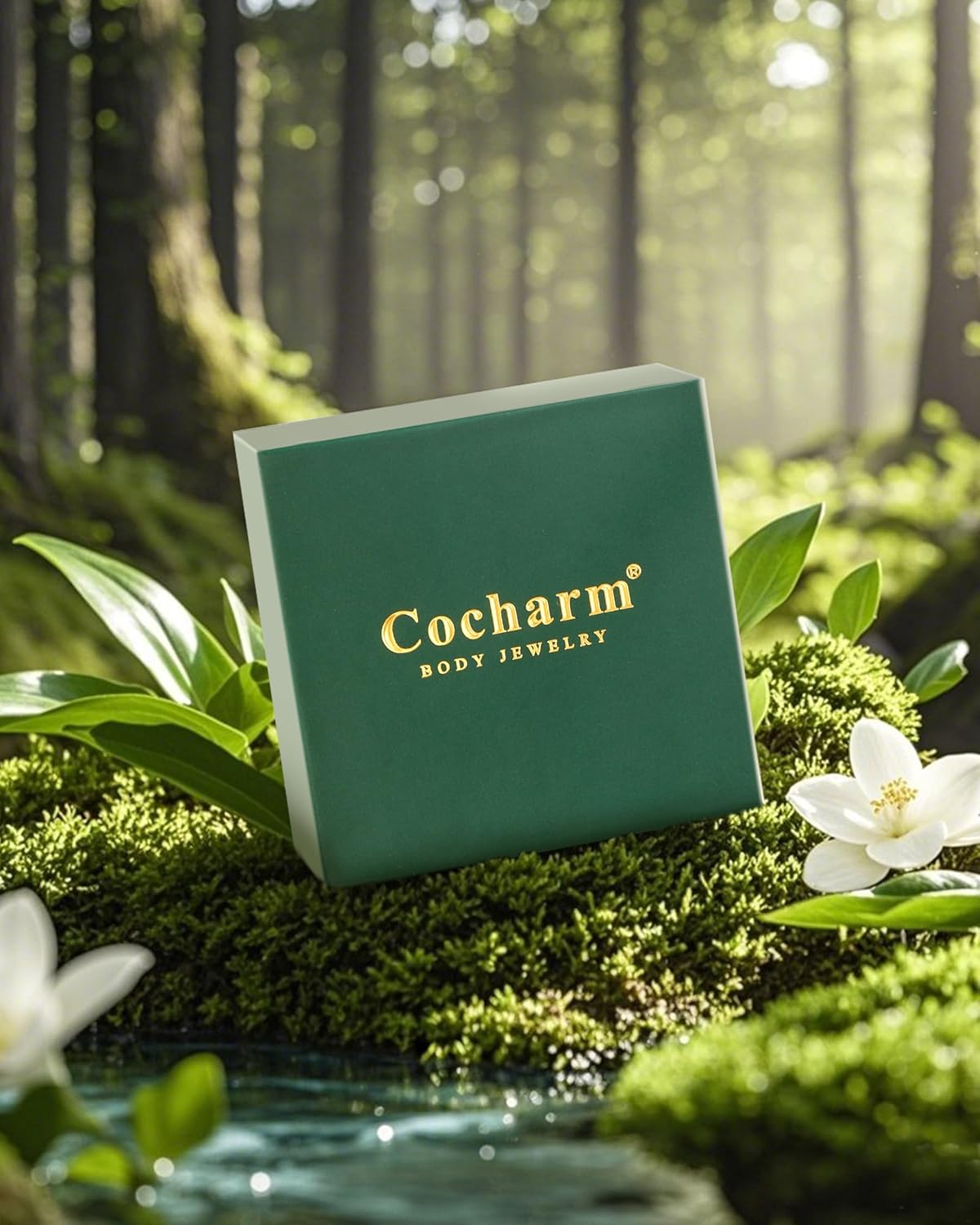 COCHARM 14K Gold Helix Cartilage Tragus Earring Stud Flat Back16g Real Gold Conch Helix Tragus Piercing Jewelry Dangle 14Kt Lip Labret Stud Internally Threaded - Image 6