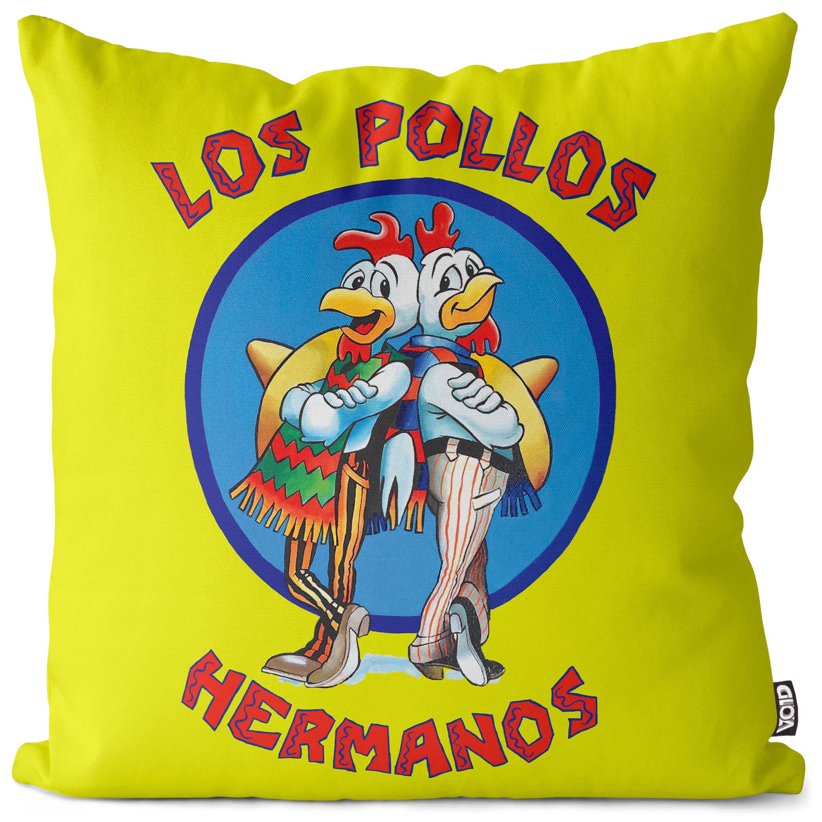 VOID Los Pollos poszewka na poduszkę do użytku na zewnątrz wewnątrz Hermanos, rozmiar poduszki: 60 x 60 cm