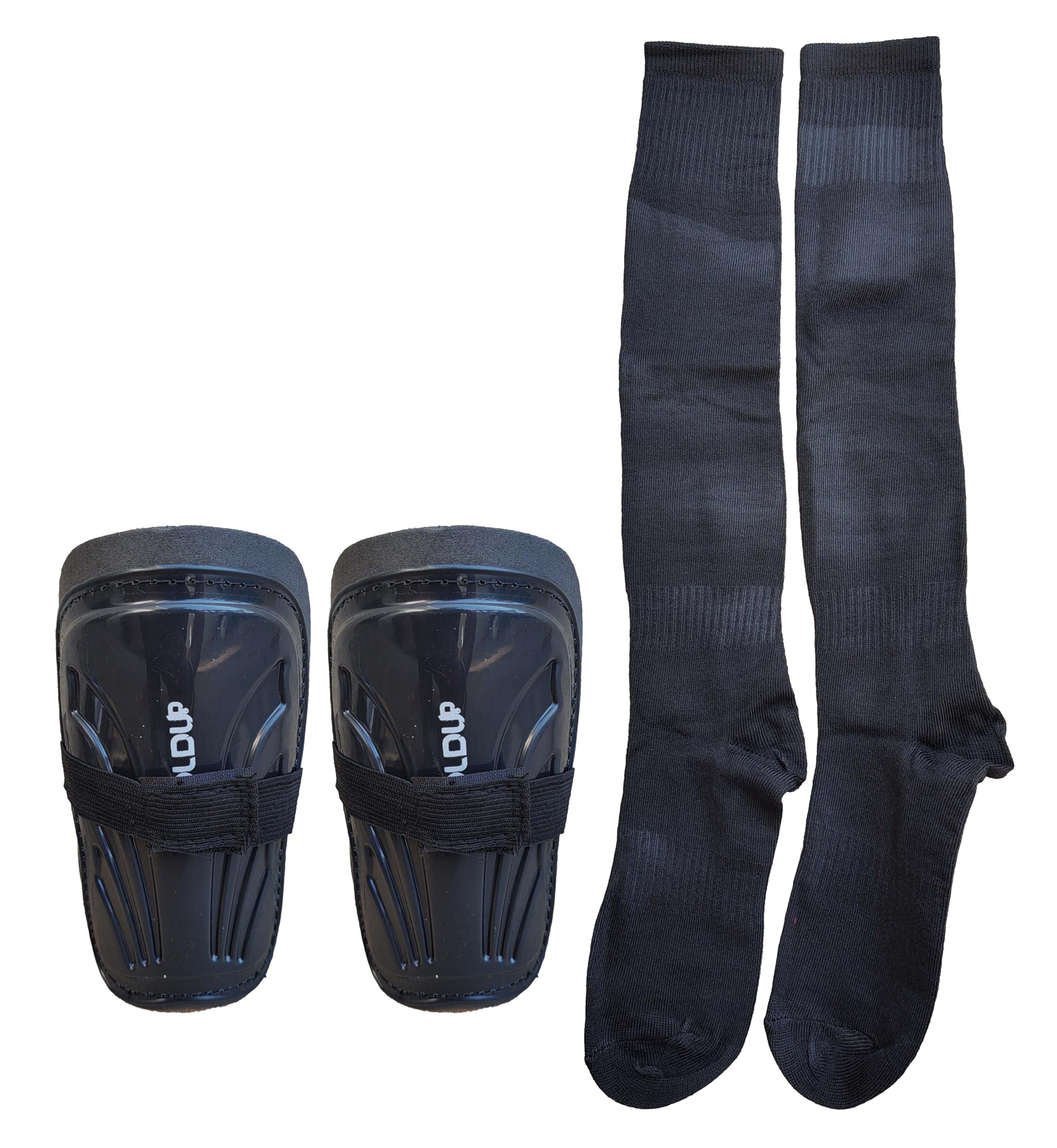 BOLDUP Football Shinguard: Kids and Boys Single Strap Shinguard with Stockings and Socks(DADU Black S/M) (B0CLP9398K) Amazon Price History, Amazon Price Tracker