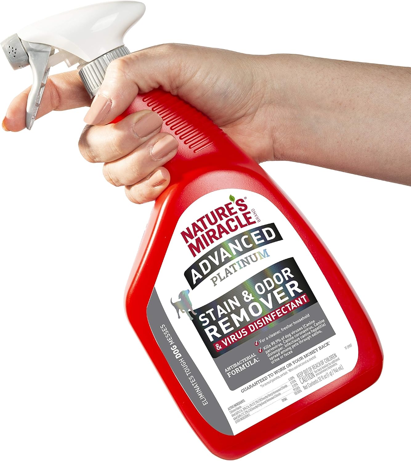 Nature's Miracle Advanced Platinum Stain & Odor Remover & Virus Disinfectant : Everything Else
