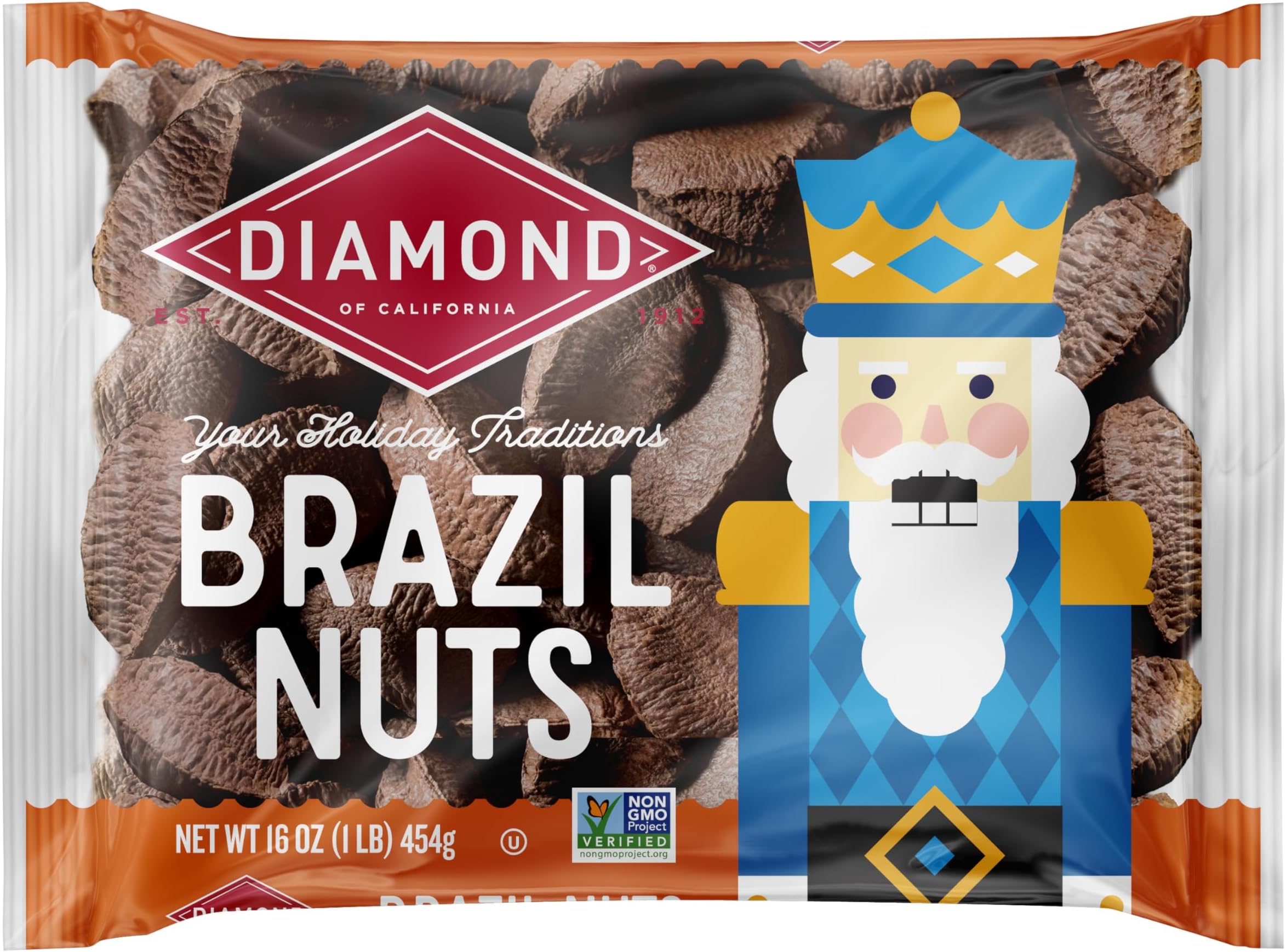 In-Shell Brazil Nuts, 16.0 oz Bag