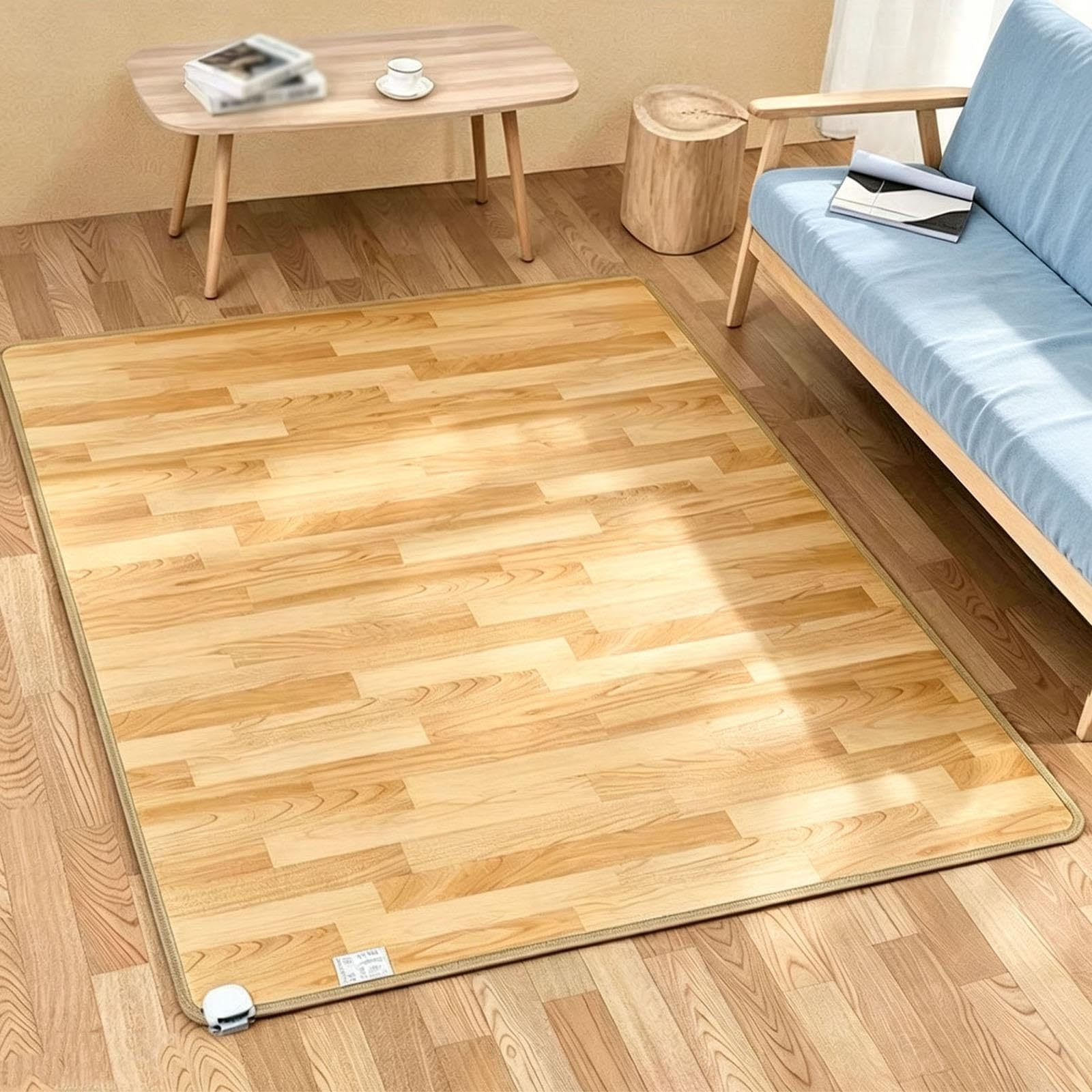 Alfombra eléctrica calefactable, con temporizador y ahorro de energía