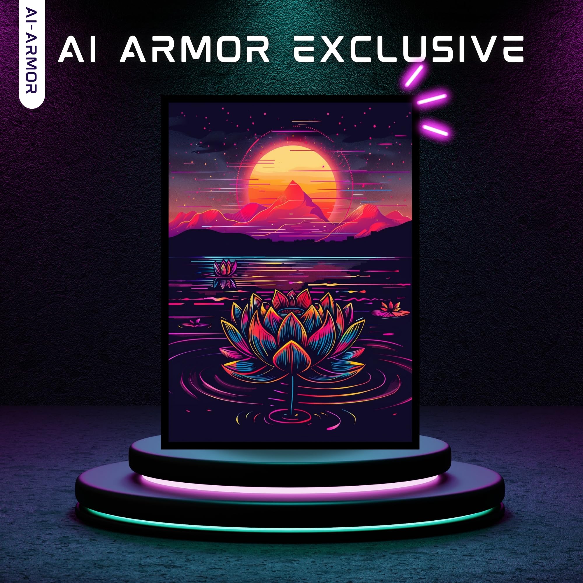 neon card sleeves Amazon.com: Realm Guard Graphene -100ct Textured Matte TCG/MTG Art Sleeves ( Neon Retro Wave) : Toys & Games main image 1