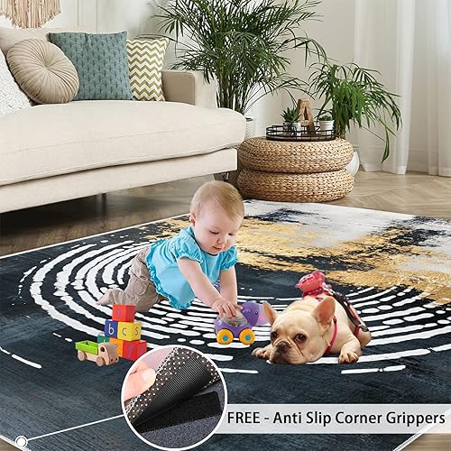 Miniatura 20 de Alfombras temáticas de hacker para dormitorio, alfombra digital de arte abstracto, alfombras Cyberpunk para sala de estar, alfombra antideslizante