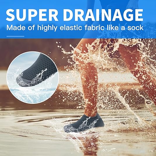 Scarpe da acqua unisex, ad asciugatura rapida, calzini acquatici a