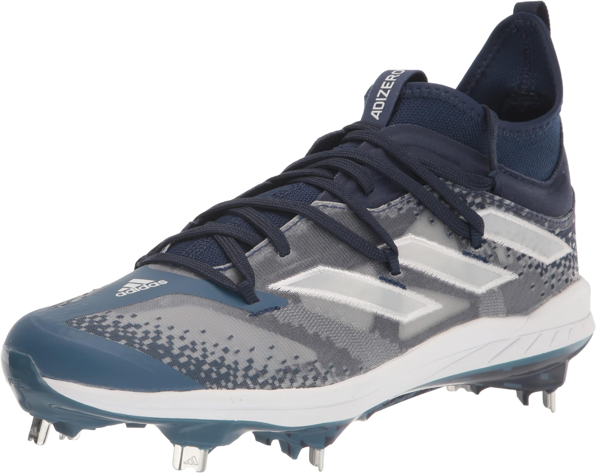 adidas red white and blue baseball cleats