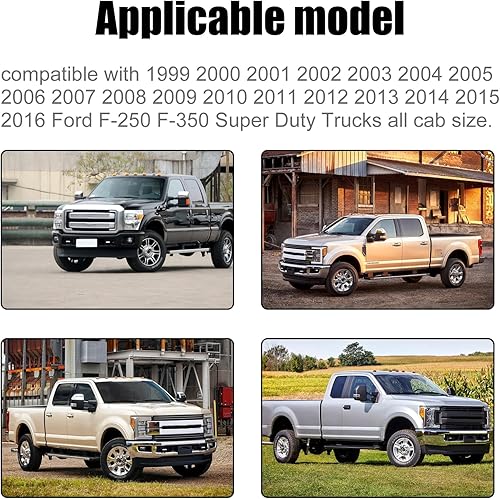 Miniatura 6 de 14 bombillas de repuesto para Ford F-250 F350 F350 de 1999 a 2016 Ford F-250 F-350 Super Duty 6000K para interiores, luces de mapa, luces de cúpula,