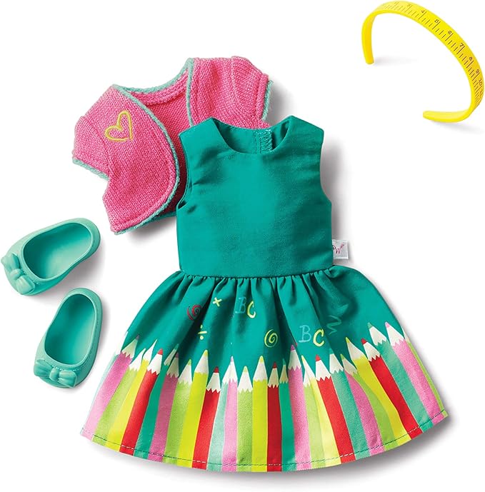 American Girl WellieWishers Colorful ABCs Outfit for 14.5