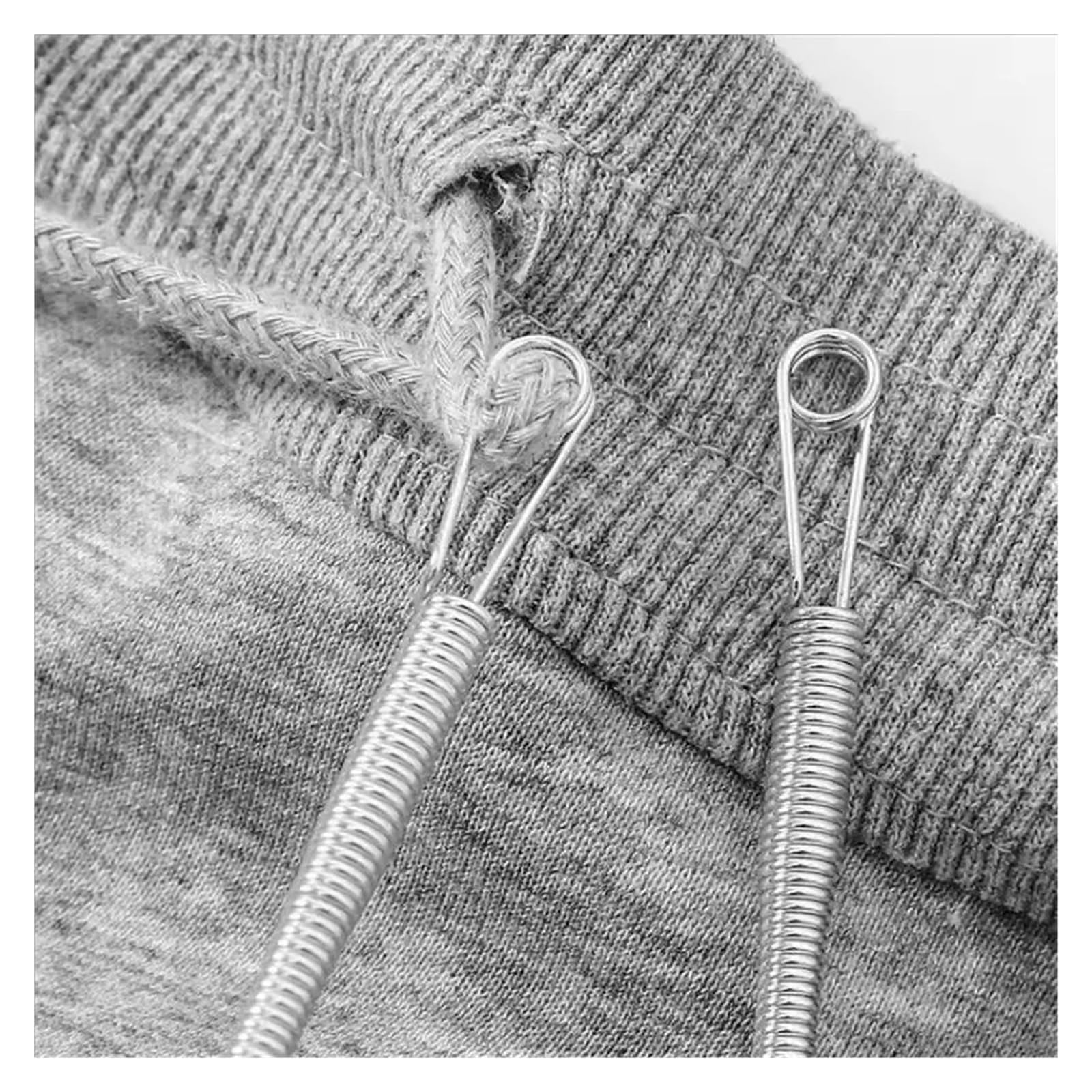 Bendable Spring Drawstring Threader for Pants Hoodies Elastic Lace Cord