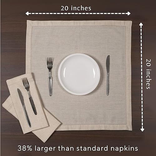 Miniatura 7 de Ramanta Home - 12 servilletas de tela en diferentes colores y tamaños