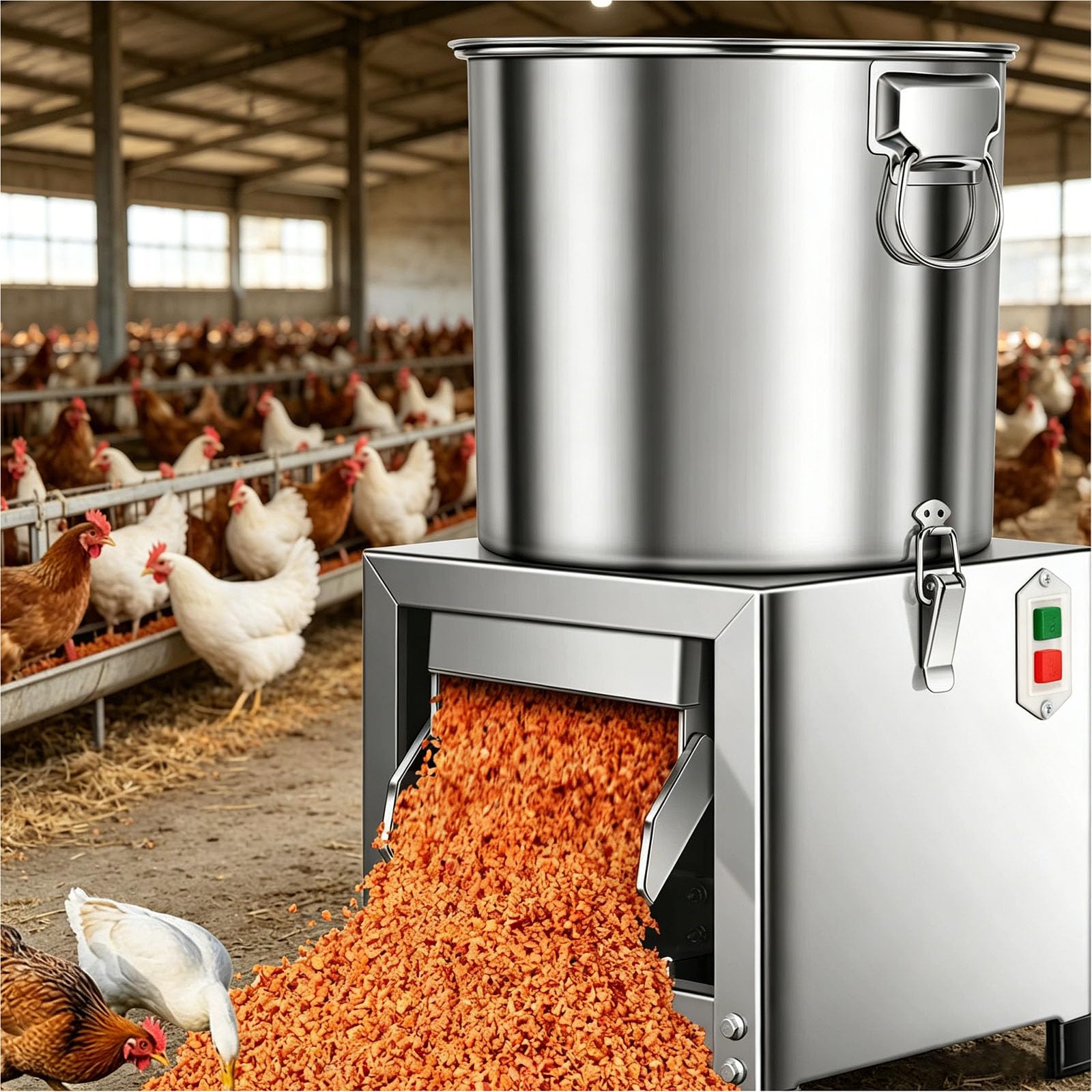 Machine de coupe de légume électrique ZTGL 1500W avec 4 lames