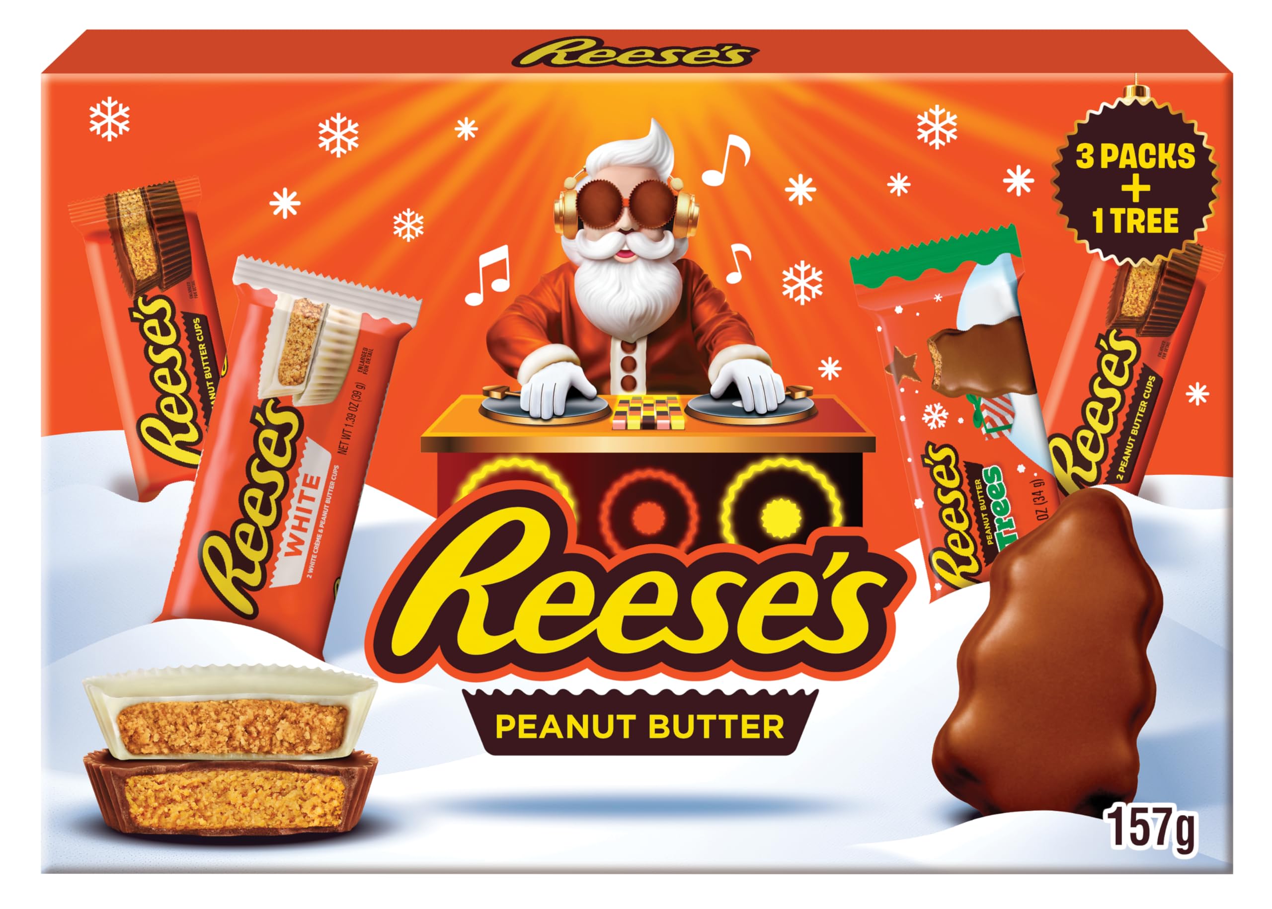 Chocolate and Peanut Butter Selection Box, 157g