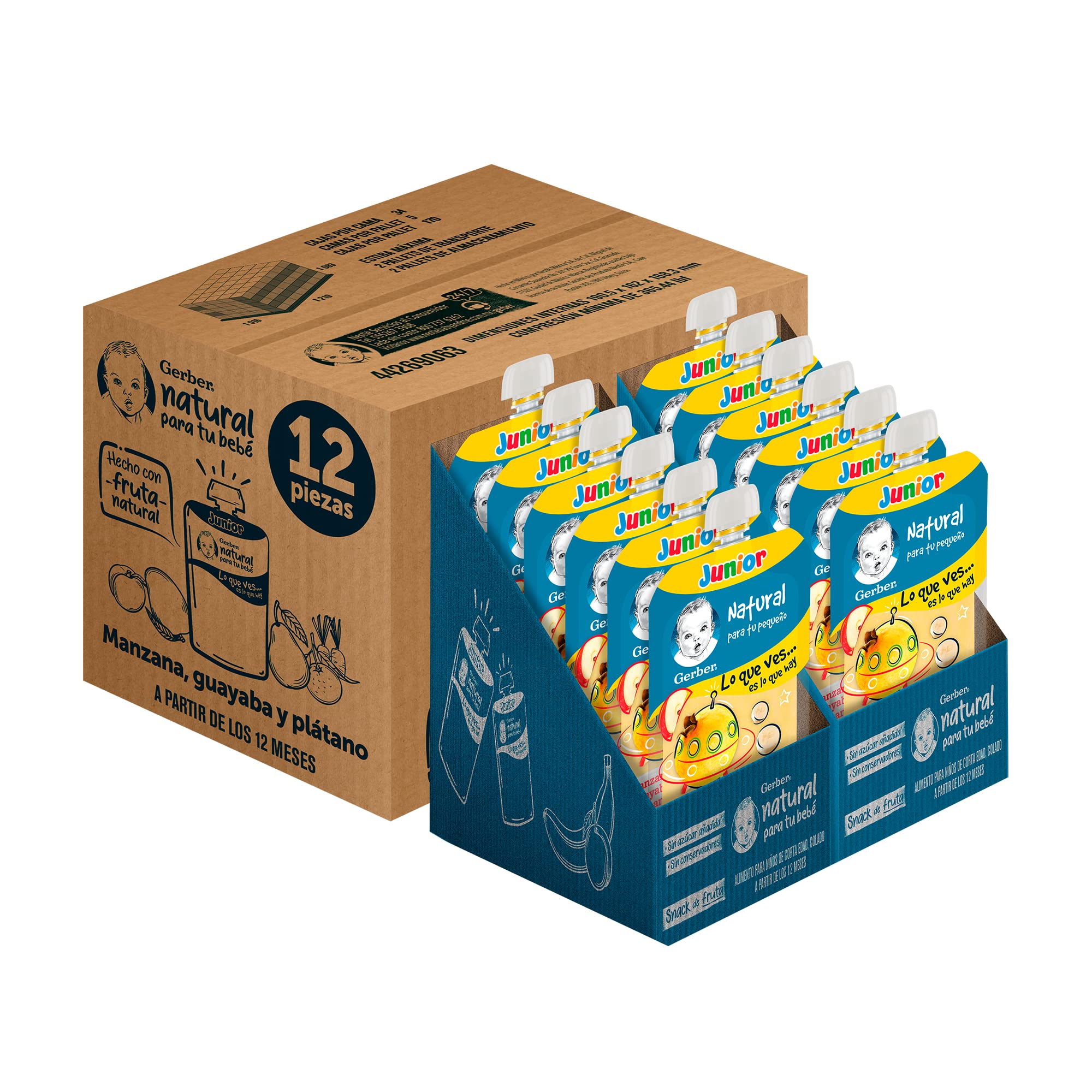 Gerber Organic Jugos Gerber Alimento Para Niu00f1os Gerber Junior