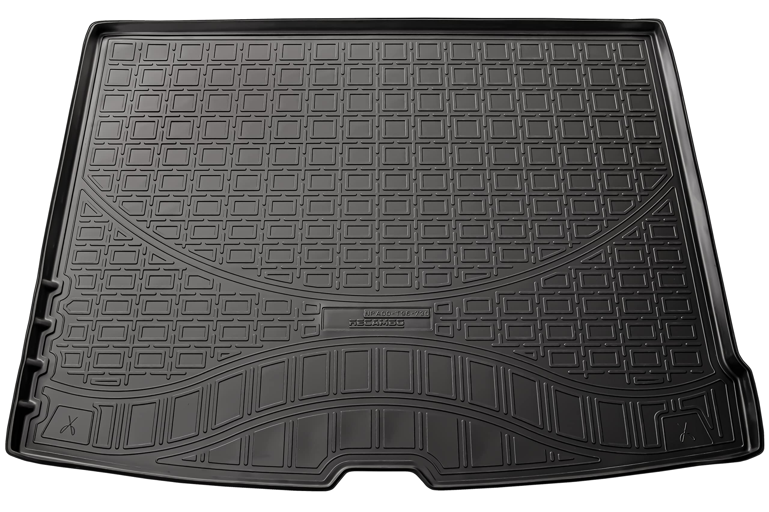 Recambo Alfombrilla de Goma para Maletero Apta para Volvo XC60 II | Tipo 246 | año de fabricación a Partir de 2017 | Ajuste Borde