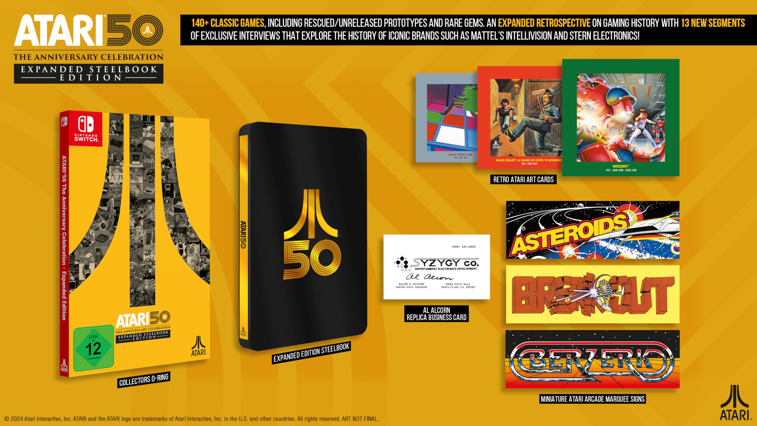 Atari 50: The Anniversary Celebration Expanded Edition - Steelbook - Switch