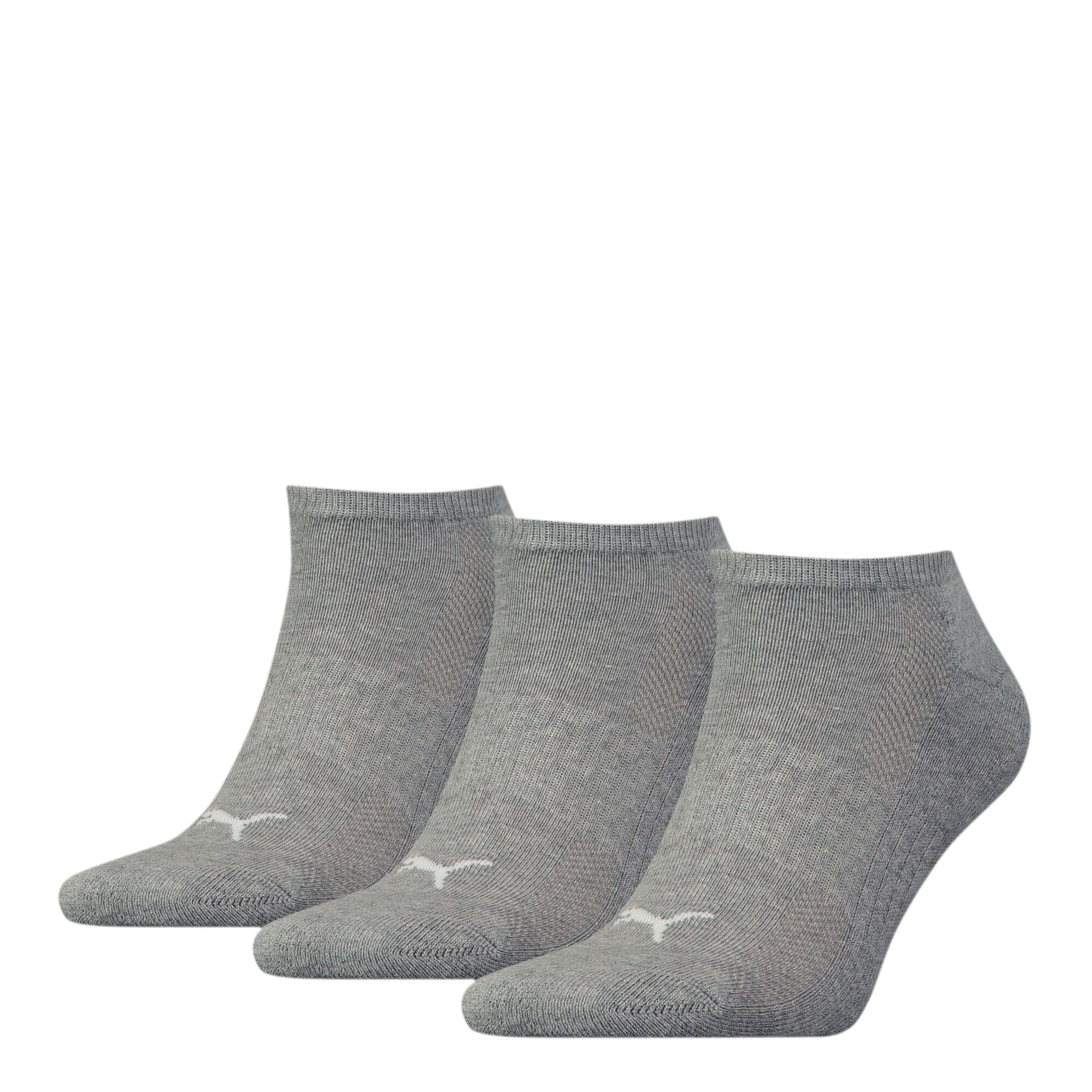Puma Unisex Middle Grey Melange Cushioned Socken 35/38