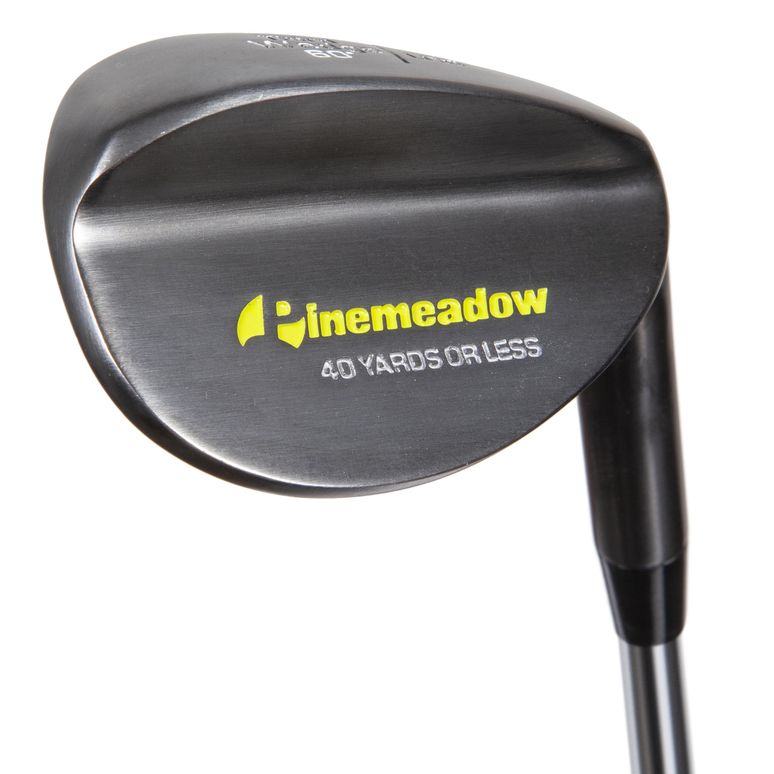 Pinemeadow Golf Uni – Erwachsene Pinemeadow MB Wedge-60 (Left Hand, Men's Standard) Golfkeil, Schwarz