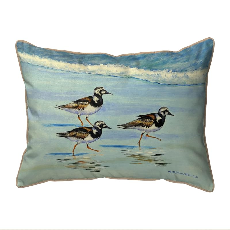 Betsy Drake HJ1183 Throw Pillow, 16 inches x 20 inches, Multi