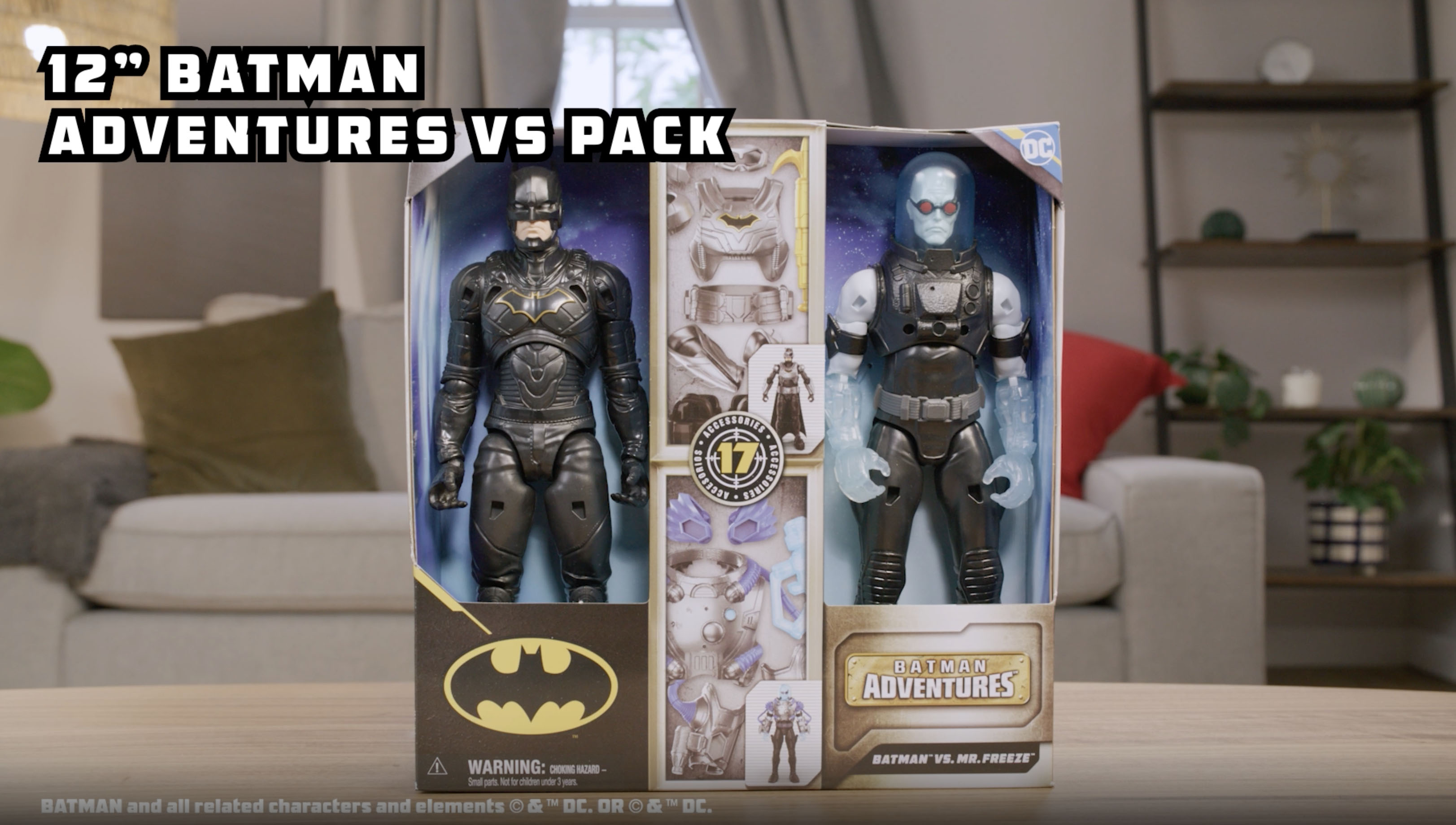 バットマン　ムービーコレクション　バットマンvsフリーズフィギュアセット Amazon.com: Batman Adventures Battle Pack – Batman Vs. Mr
