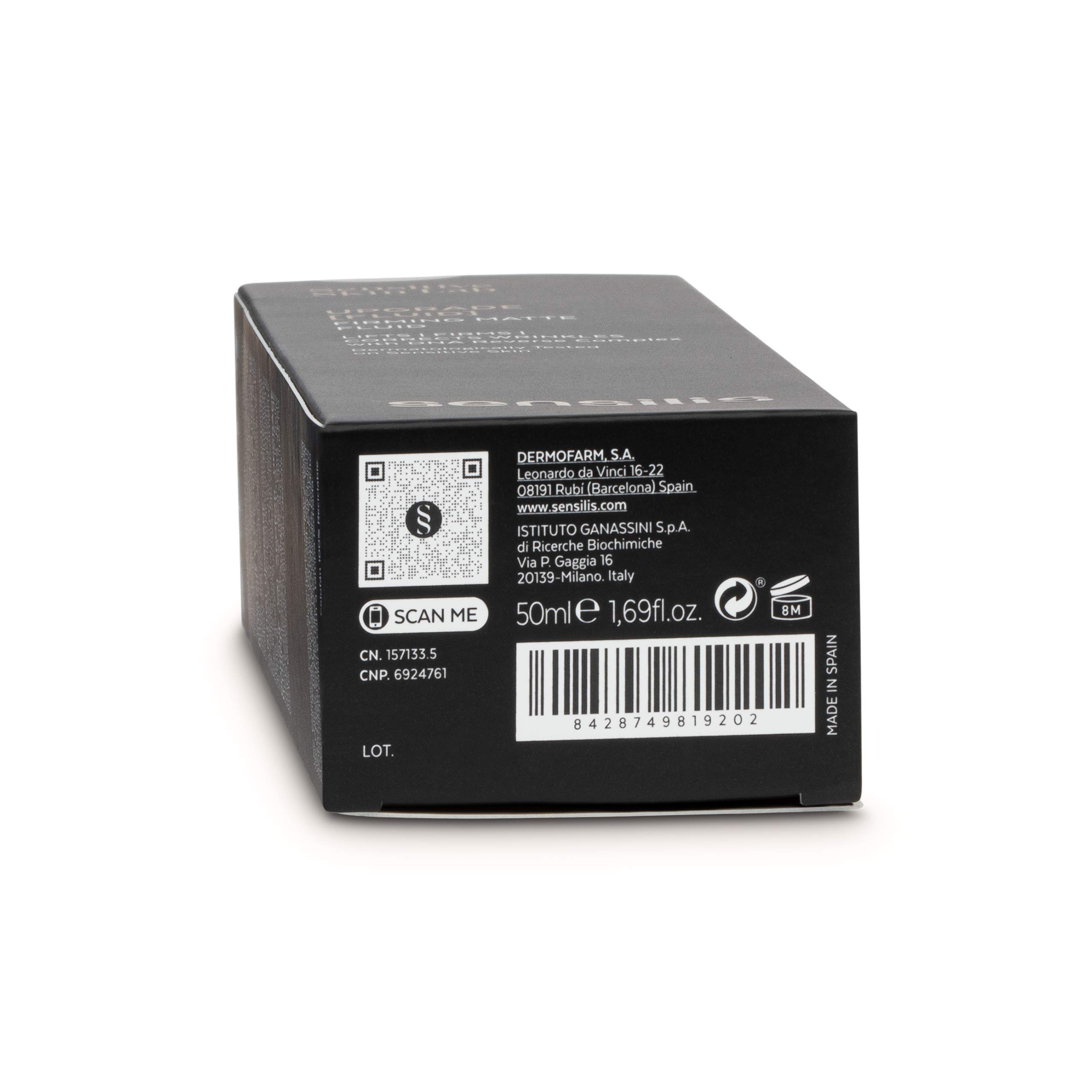Sensilis - Upgrade Fluid, Fluido Facial Reafirmante, 50 ml | Polifenoles, Efecto Lifting, Acabado Mate, Redefine el Óvalo, Piel Grasa y Sensible, Fluido, Facial, Redefine Óvalo