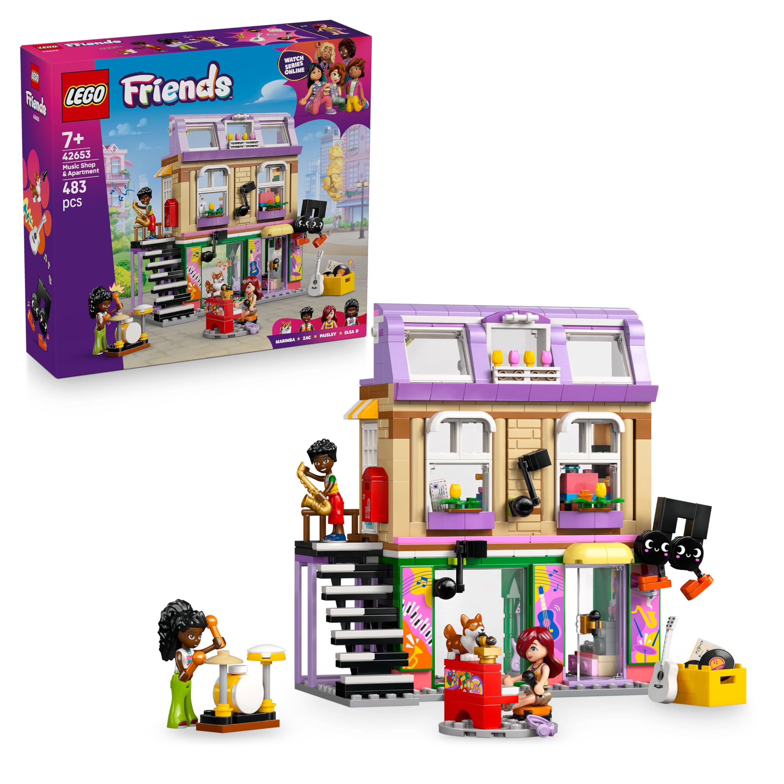 Lego Music Store & Apartment 42653