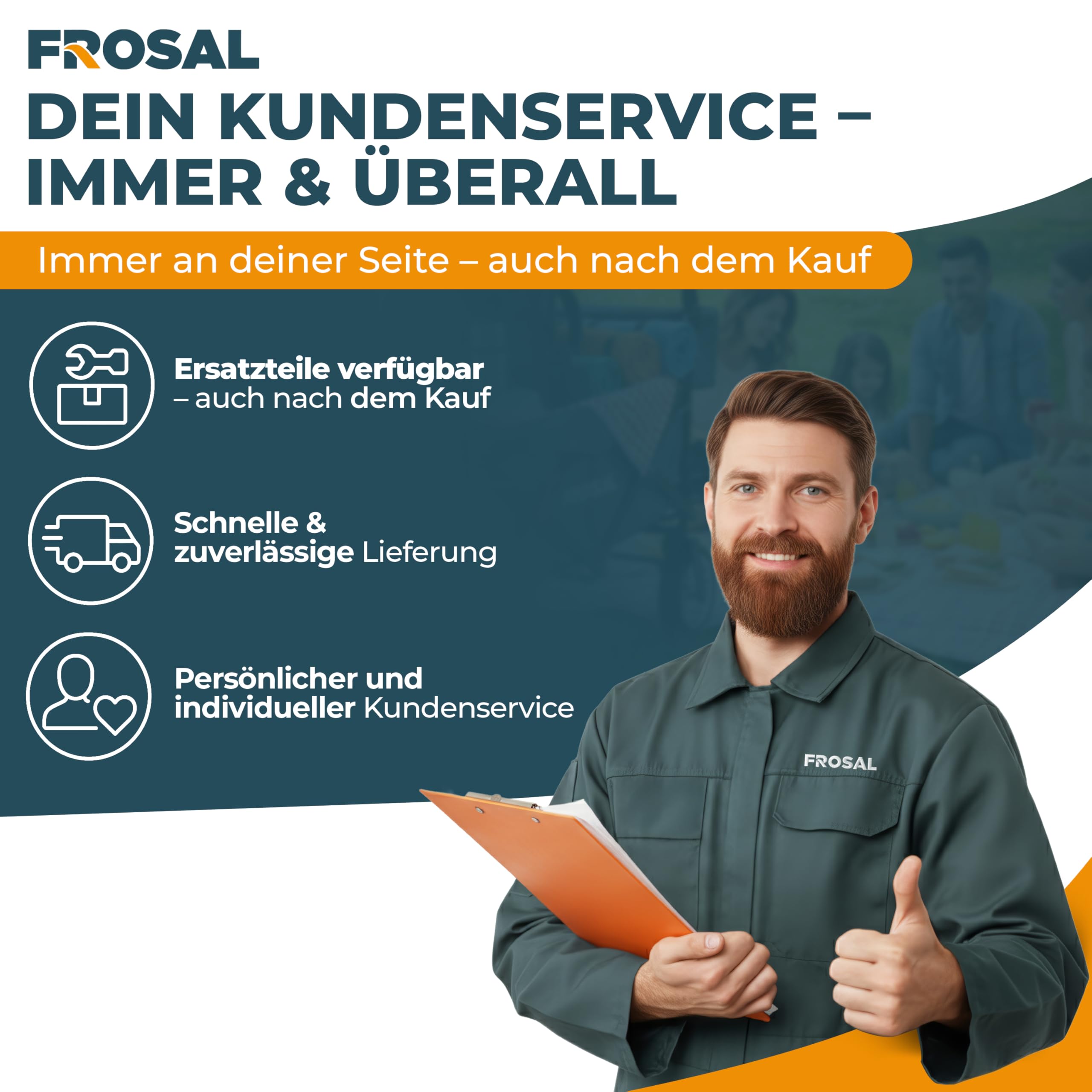 FROSAL 4-teiliges Rollen-Set 8 Zoll 2.50-4 – 2 Bockrollen und 2 Lenkrollen – pannensichere PU-Räder Ø 210 mm mit Stahlfelge – bis 120 kg – für Transportwagen