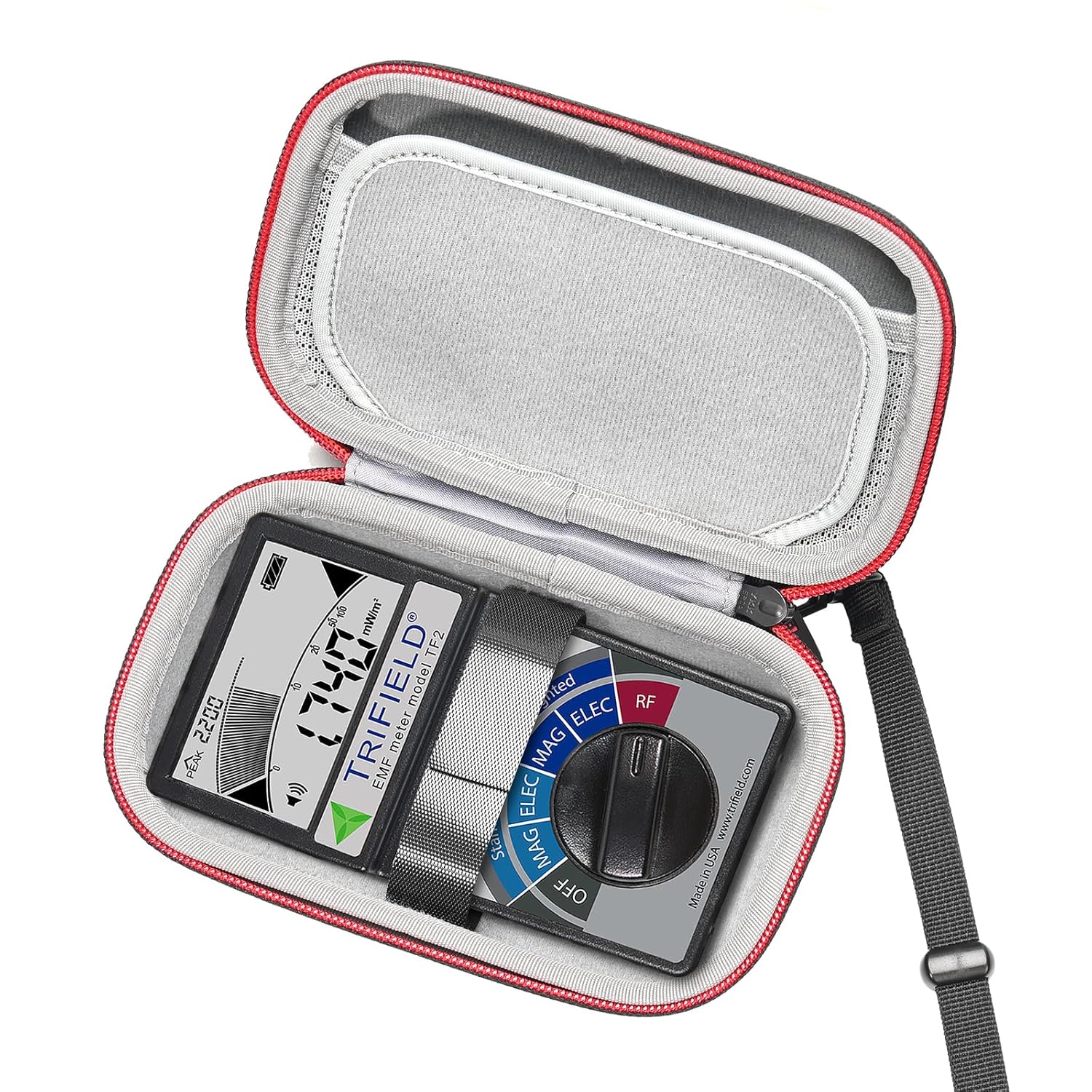 RLSOCO Carrying Case for Trifield Emf Meter Model TF2 Field
