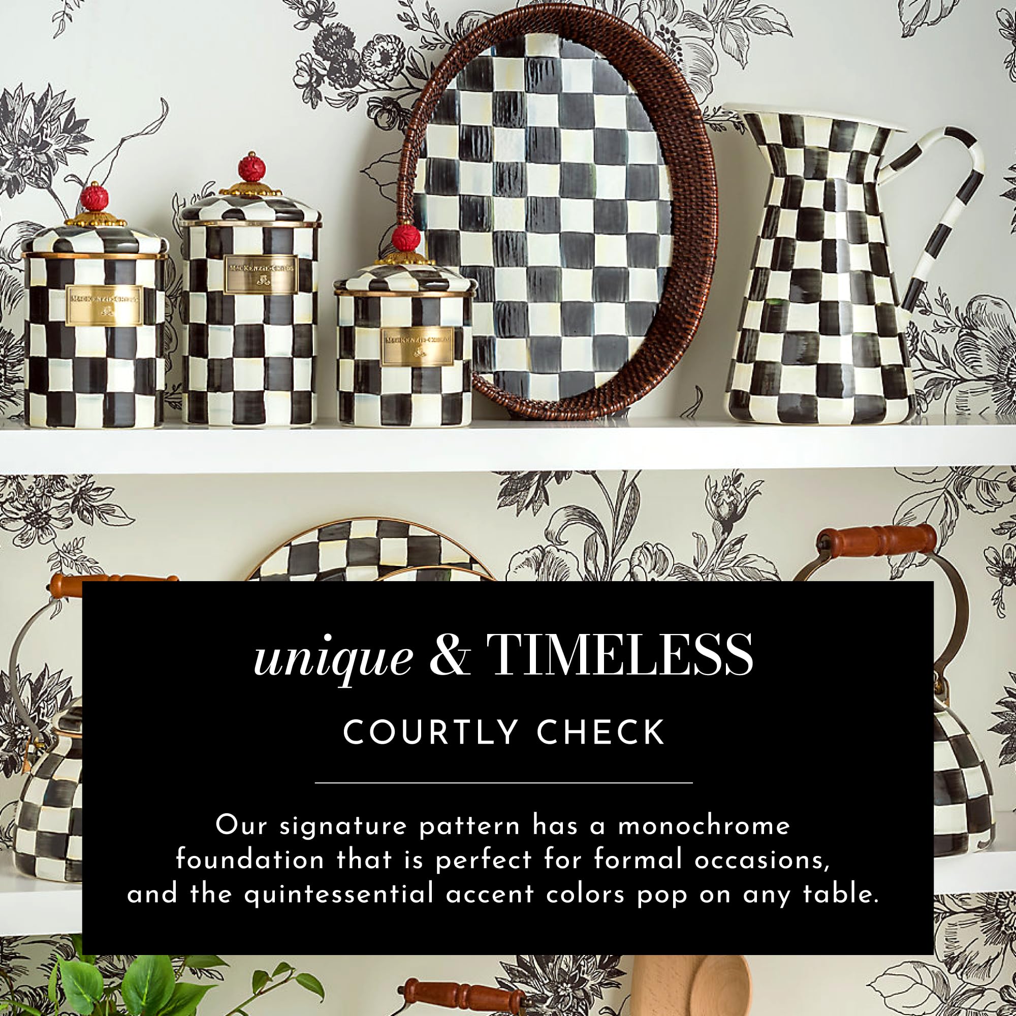 Amazon｜MacKenzie-Childs ラタン&エナメルトレイ - S｜トレイ・盆