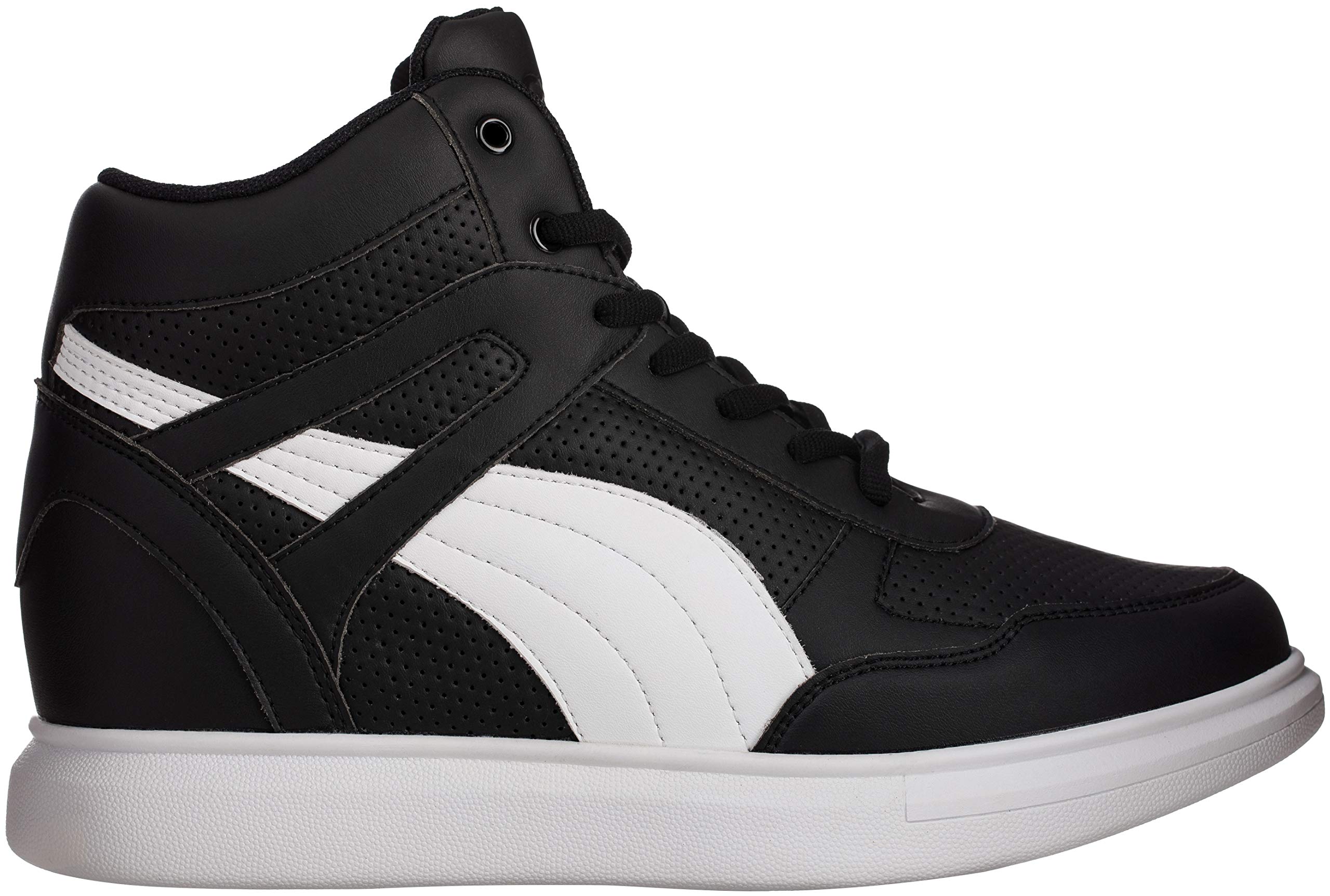 Calto Mens Elevator Shoes size 11, Black lace up, Height Increasing Amazon.com | CALTO Men main image 4
