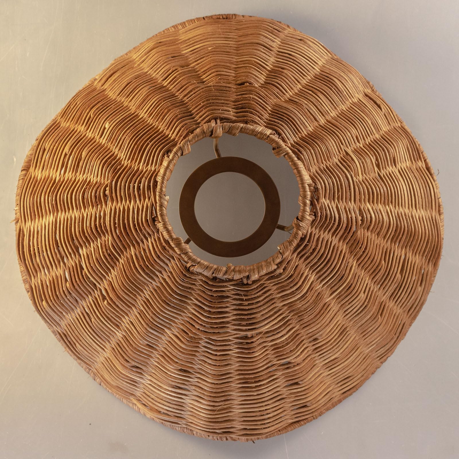 creative rattan lampshade hanging pendant light covers wicker woven,rustic Boho Ceiling Light cover For Hallway Bedroom Kitchen Light Fixture Replacement floral Flower-inspired Designs