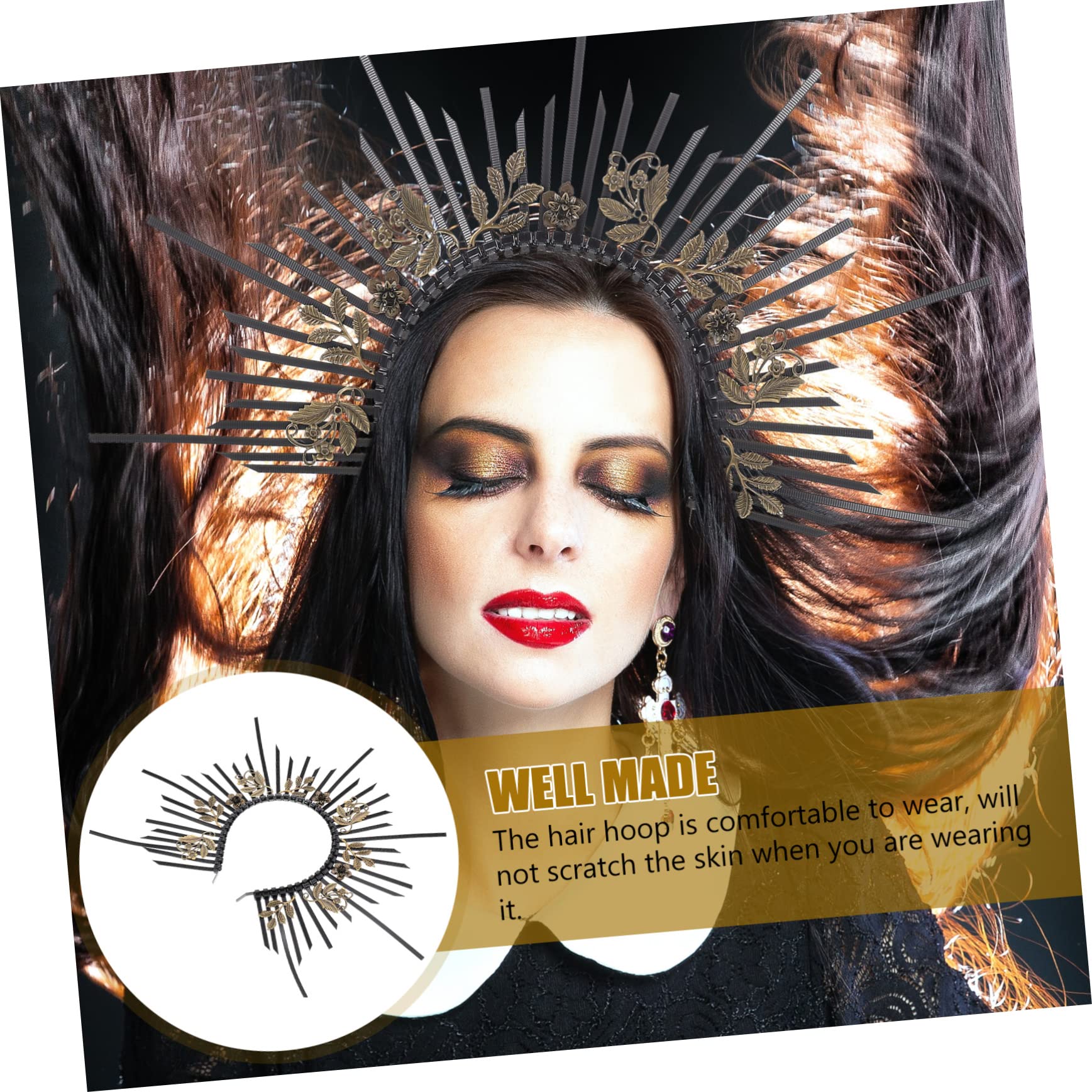 minkissy 2pezzi Cerchietto Decorativo Per Eventi e Feste Fascia Per Elegante e Comoda Adatta Matrimonio Festa Di Fidanzamento e Occasioni Speciali