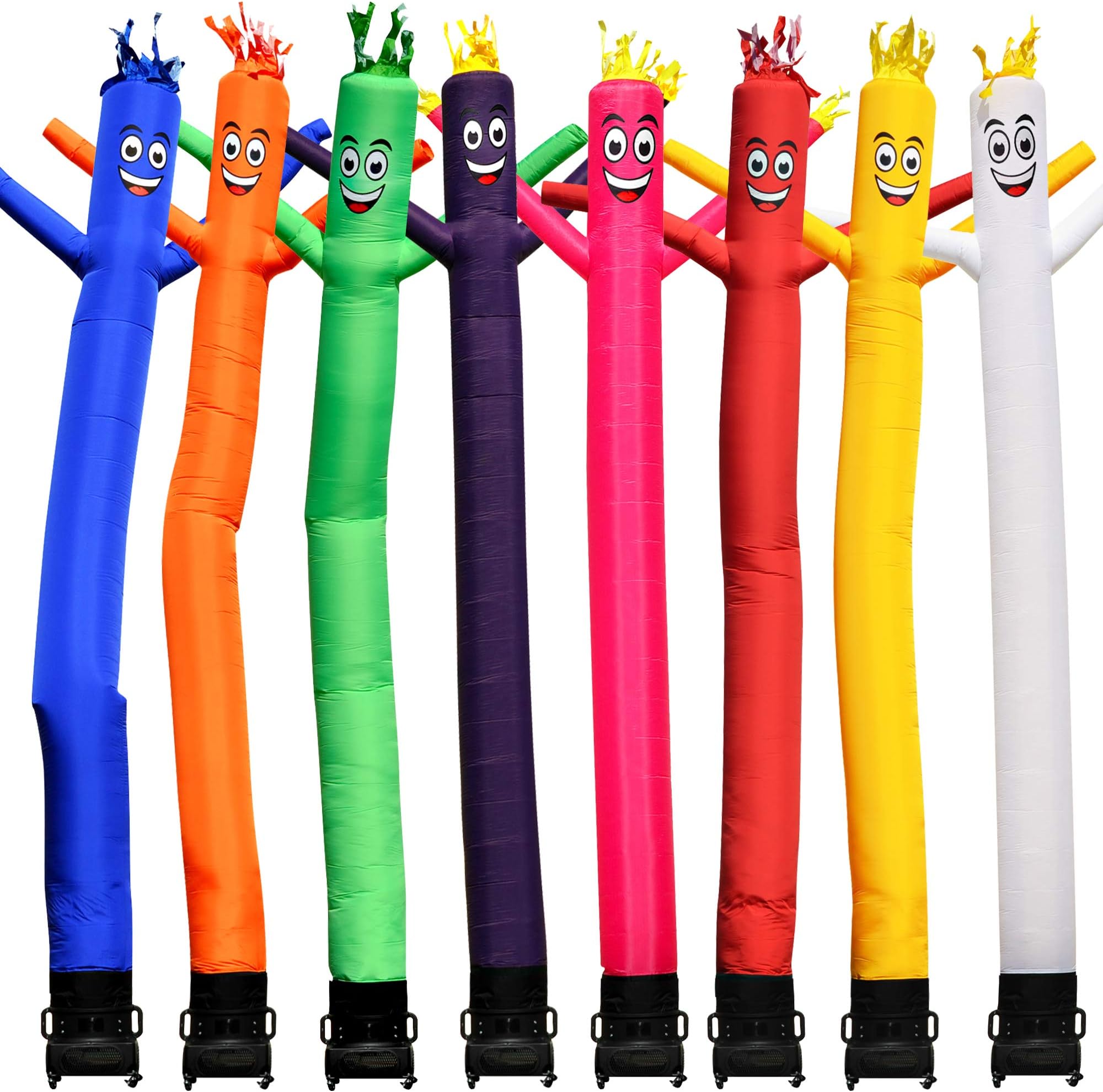 Sky Dancers Inflatable Tube Man Set - 20 Feet Tall Wacky Inflatable Tube Guy with 1 HP Blower - Orange