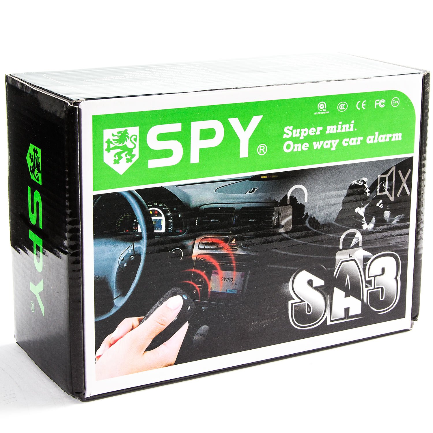 Krator SA3 Wireless Remotes (1-Way Car Alarm Security System Keyless Entry + 2x Universal)