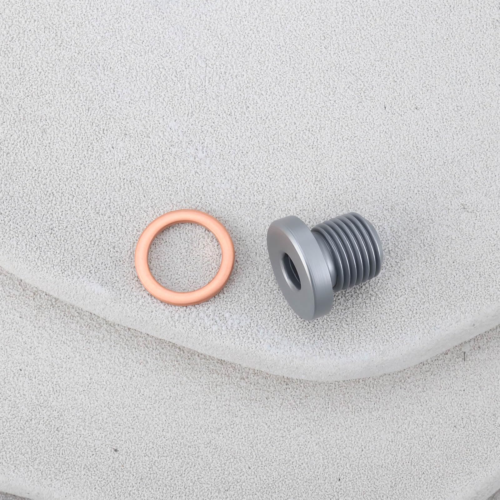 2 szt. M10 x 13 mm korek spustowy oleju z uszczelką N90281802 kompatybilny z Volkswagenem, kompatybilny z Audi