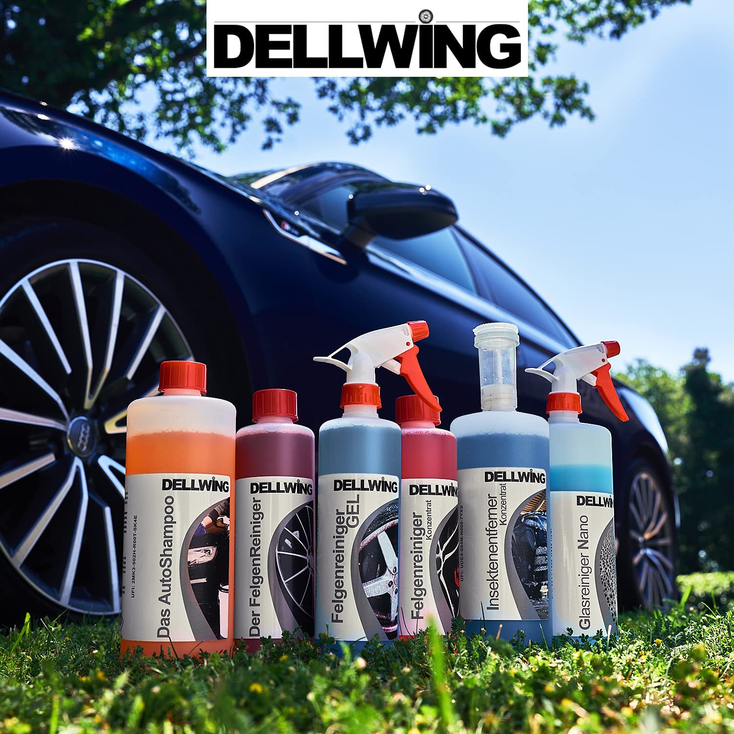 DELLWING Detergente per vetri Nano, 10 l, pulizia e sigillatura per auto, finestre, vetri, specchi e vetro. Questo detergente per vetri è veloce, efficace e senza aloni