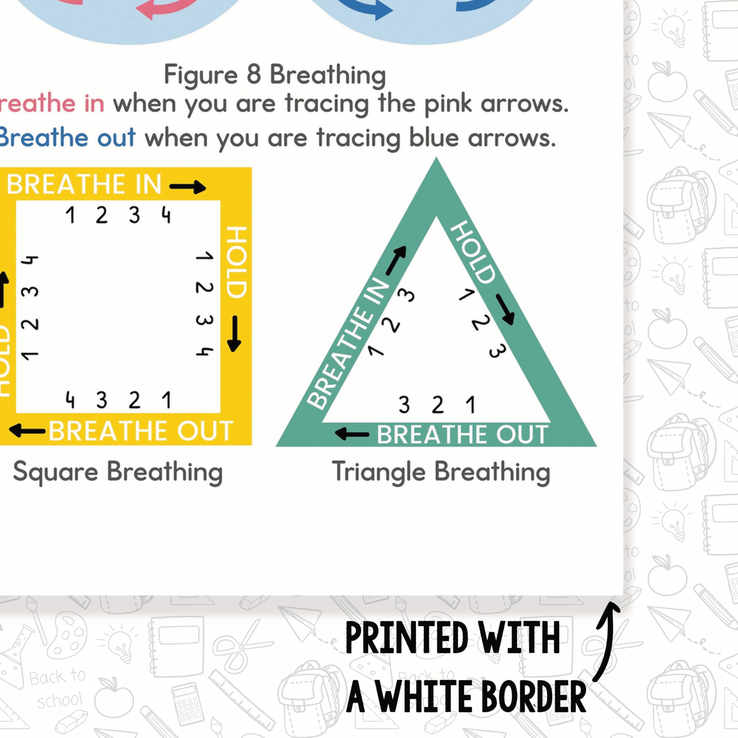一部SALE中 Breathing-Rページになります＊ Amazon.com: Shape Breathing Classroom Poster - Breathing Exercise