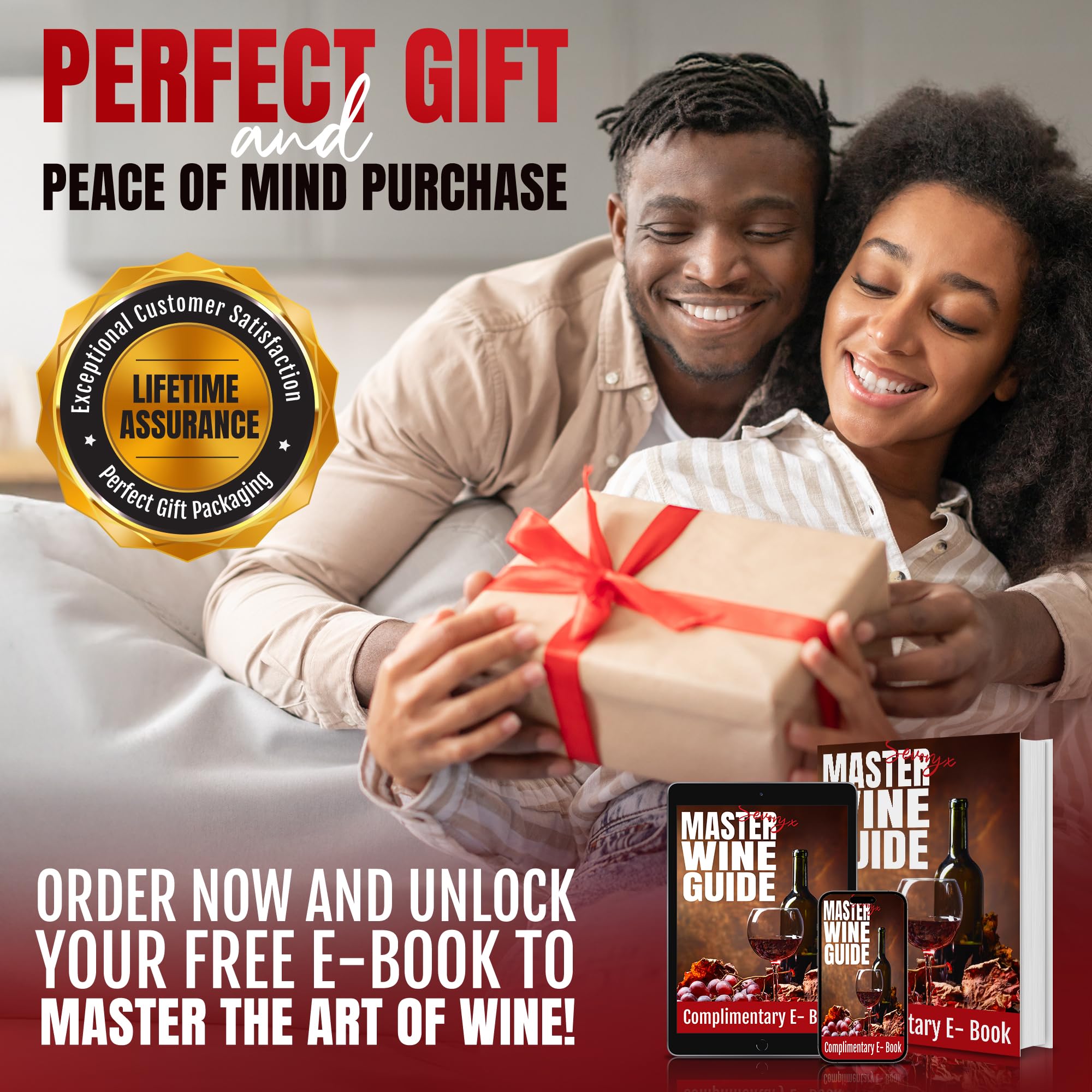 Juego de abridor de vino eléctrico, abridor de botellas eléctrico 5 en 1 con cortador de lámina, vertedor de vino, tapón al vacío y estuche de almacenamiento. Regalo ideal para amantes del 7