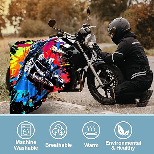 Miniatura 4 de Regalos de motocicleta para hombres y mujeres, mantas de motocicleta para cama, sofá y sofá, regalos geniales de motocicleta para hombres y