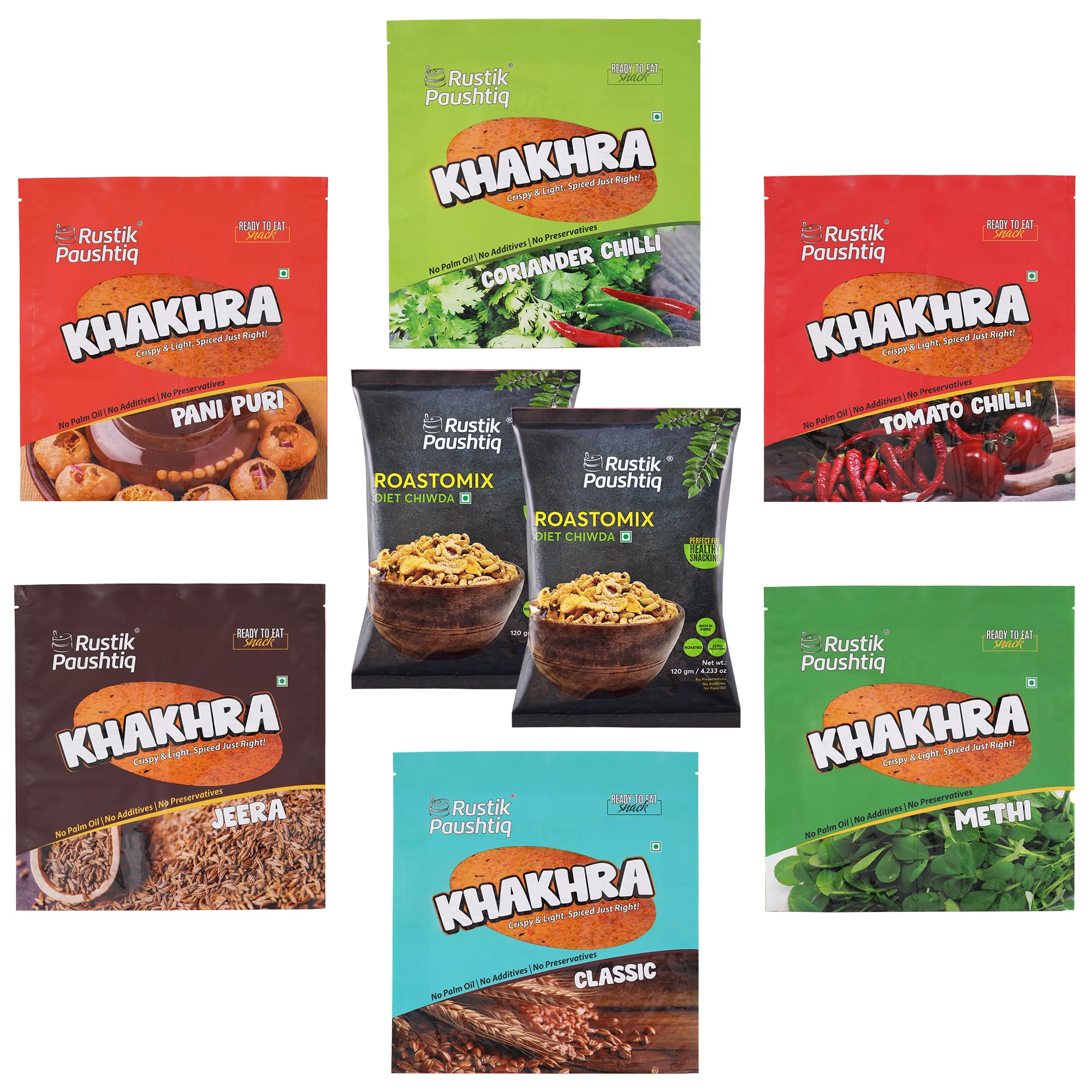 See full amazon price history chart for - RUSTIK PAUSHTIQ Combo Pack of 2 Roastomix Mixture 120gm*2 (240 grams) with 6 Assorted Flavours Khakhra (Classic ,Jeera, Methi, Pani puri,Coriander Chilli & Tomato chilli) | 200gm*6 (1200gm) Healthy Diet snack - RUSTIK PAUSHTIQ Combo Pack of 2 Roastomix Mixture 120gm*2 (240 grams) with 6 Assorted Flavours Khakhra (Classic ,Jeera, Methi, Pani puri,Coriander Chilli & Tomato chilli) | 200gm*6 (1200gm) Healthy Diet snack (B0BN8FXN1V) Amazon Price History, Amazon Price Tracker