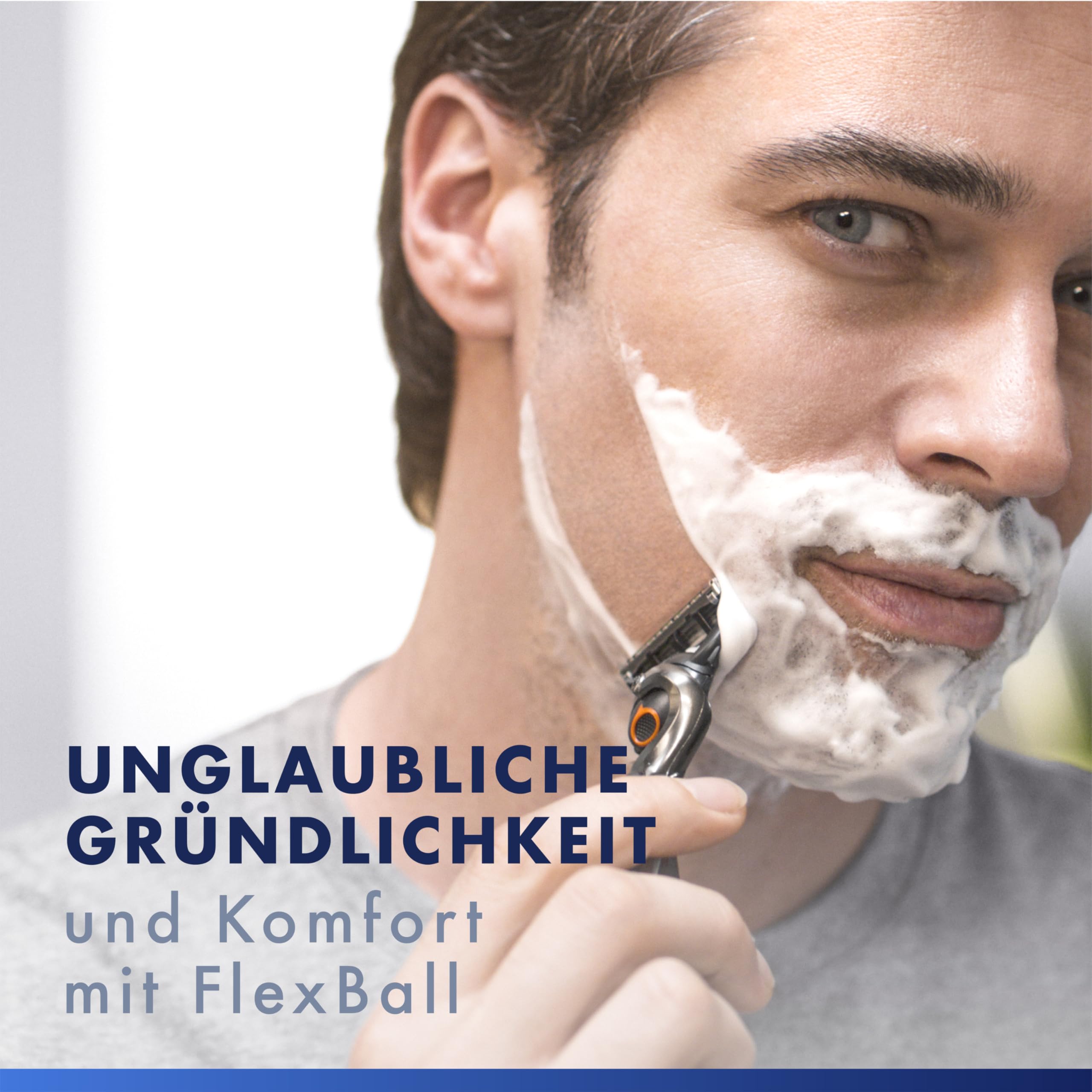 Gillette Proglide Rasierklingen Herren, 16 Original Ersatzklingen, Schwarz - Nassrasierer, 2X Gleitstreifen vor Und Nach Den Klingen für Unglaubliche Gründlichkeit Und Komfort