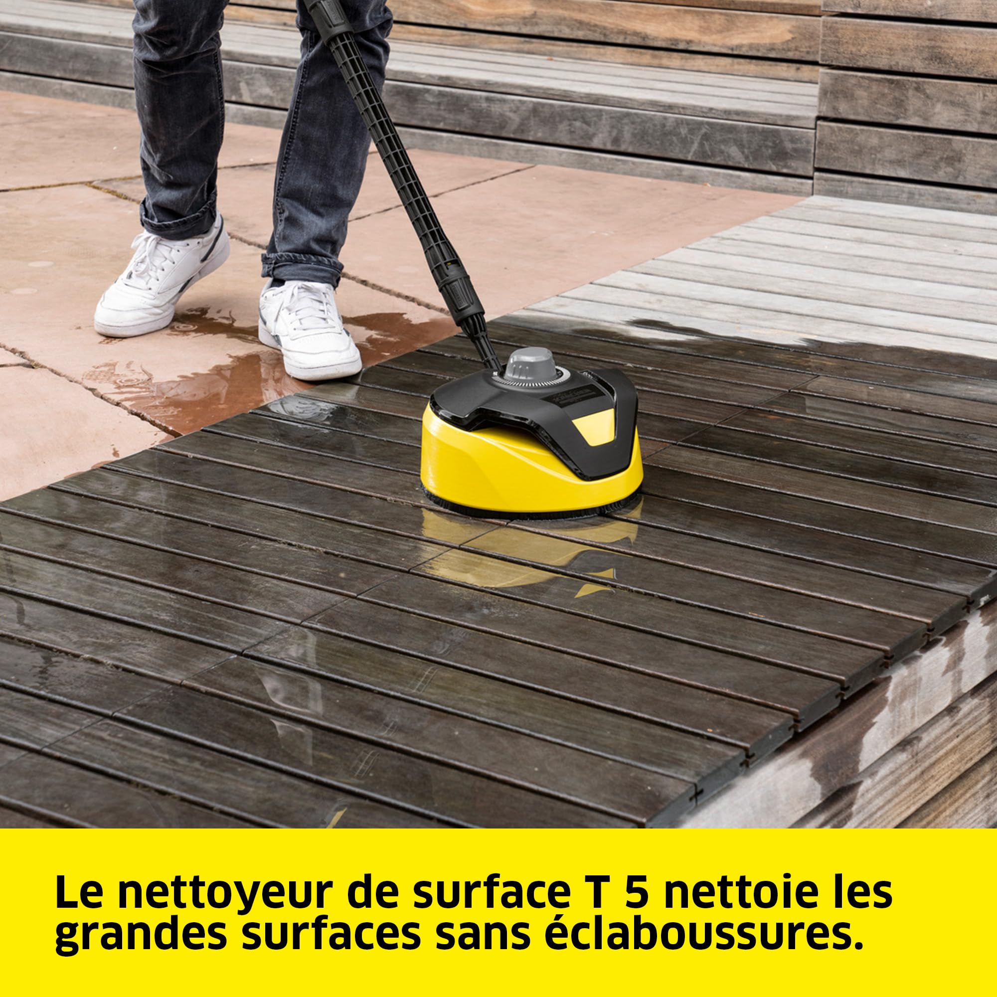 Kärcher Nettoyeur Haute Pression K 4 FJ Home, Pression max. 130 bar, Débit : 420 l/h, Surface : 30 m²/h, Filtre à Eau, Poids : 5,7 kg, Pistolet HP, Rotabuse, Lance Vario Power, Buse à Mousse, Home Kit