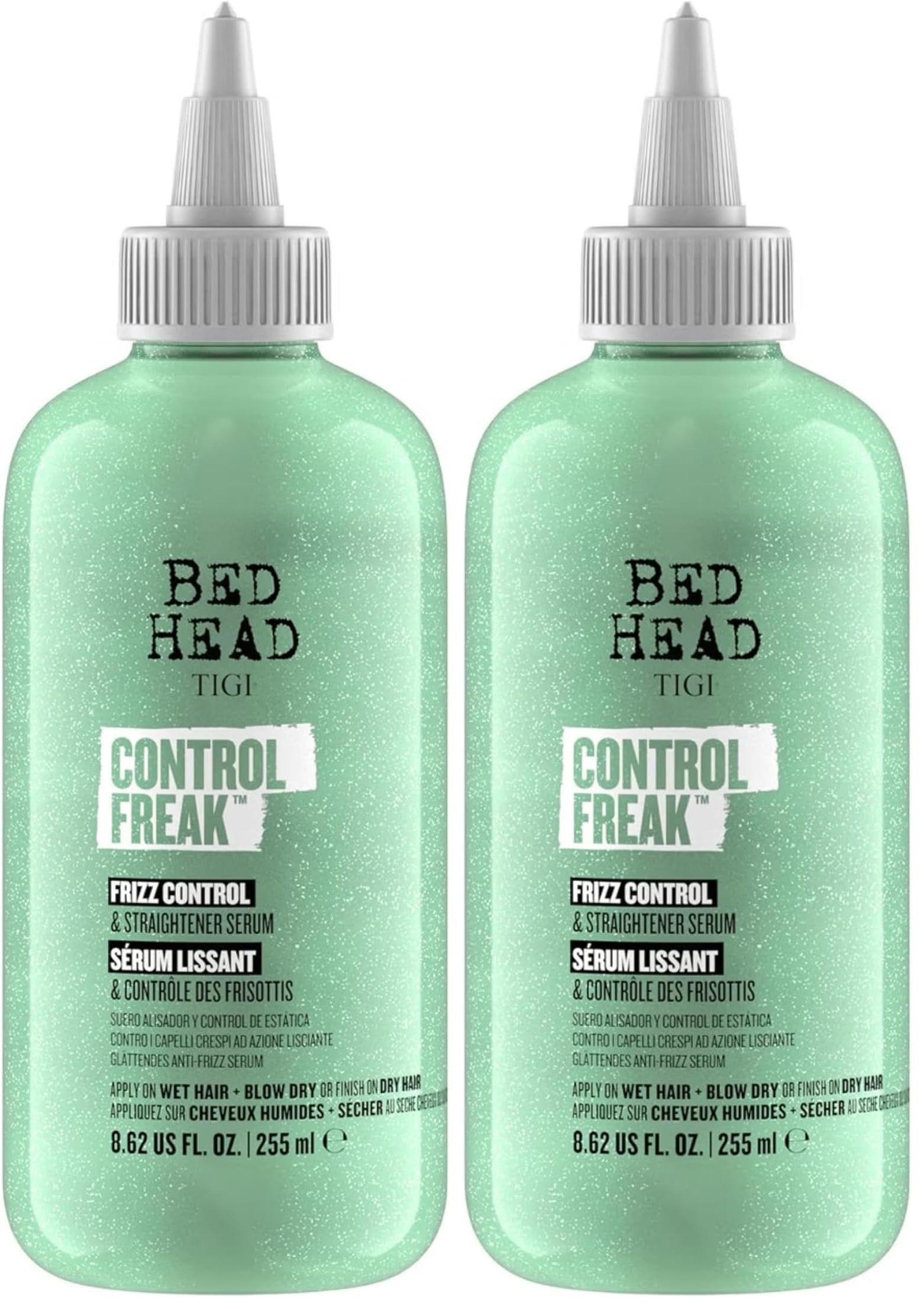Hair Serum For Curly or Frizzy Hair Control Freak Hair Care and Straightener 8.62 fl oz (Pack of 2)
