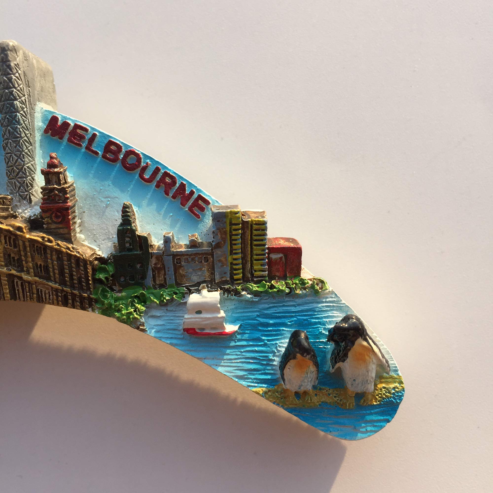 Résine 3D Melbourne, Australie aimant de réfrigérateur souvenir touristique acce