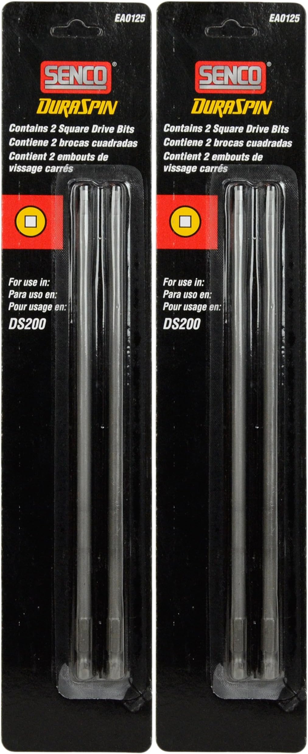 Senco EA03152 Square Duraspin Drive Bits 4 Pack