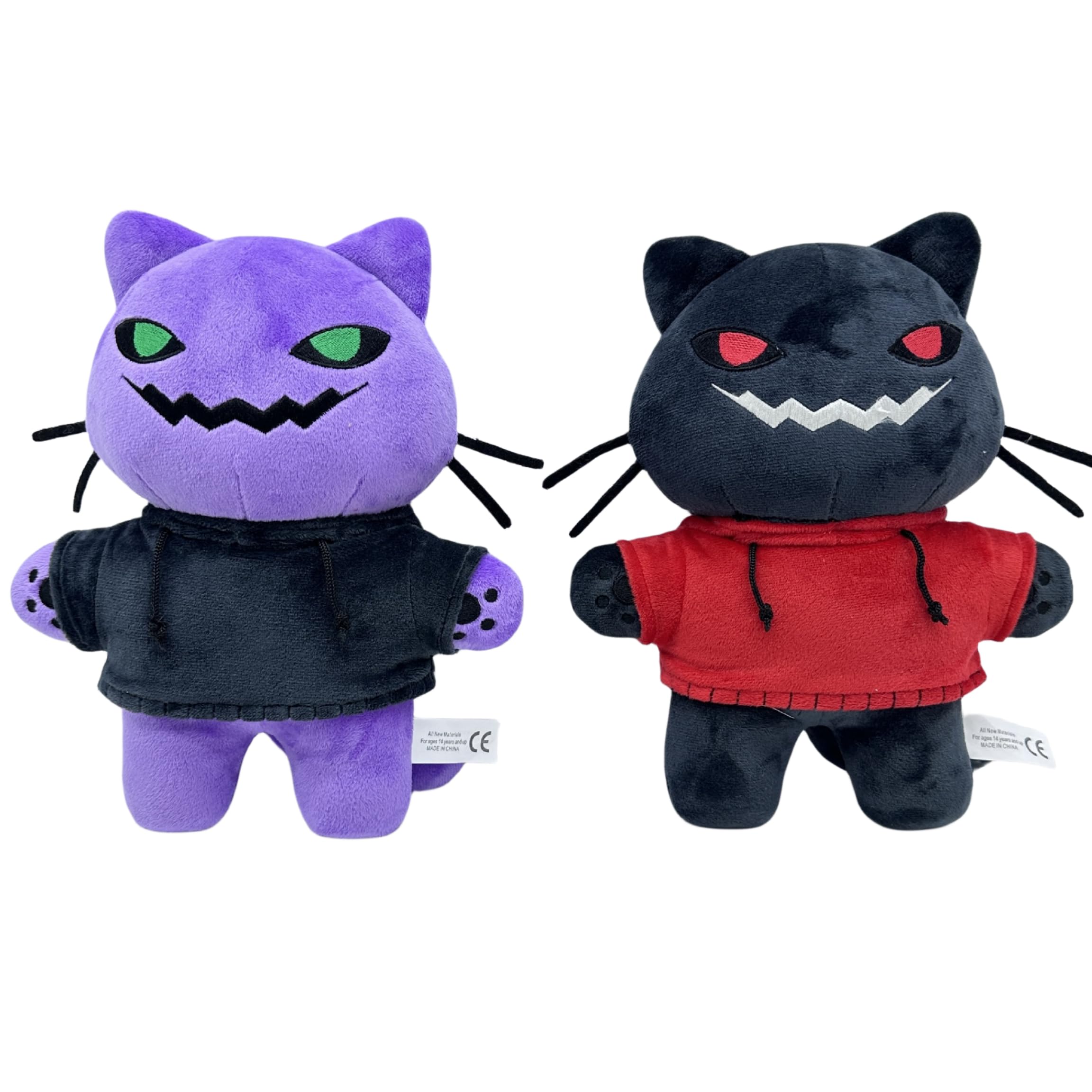 Amazon.co.jp: （2点セット）AdTemp 10インチPhonk猫ぬいぐるみゲーム