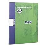 Calligrapher 2196C A Green Stapled Rough Book (a Clairefontaine Brand) - 17x22 cm - 96 Seyes Ruled Pages - 56 g 100% Recycled Paper - Offset Card Cover