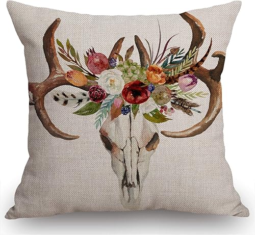 Miniatura 4 de Swono Funda de almohada decorativa de margaritas blancas, fundas de almohada decorativas para decoración del hogar, fundas de almohada cuadradas de