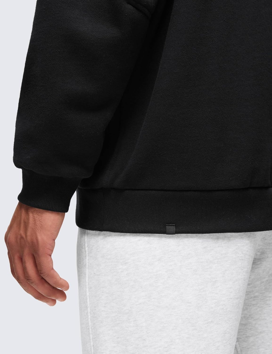 CRZ YOGA Cotton Fleece Lined Pullover Hoodies for Men - Cozy Casual Workout Essential Sweatshirts With Kangaroo Pocket - Image 6