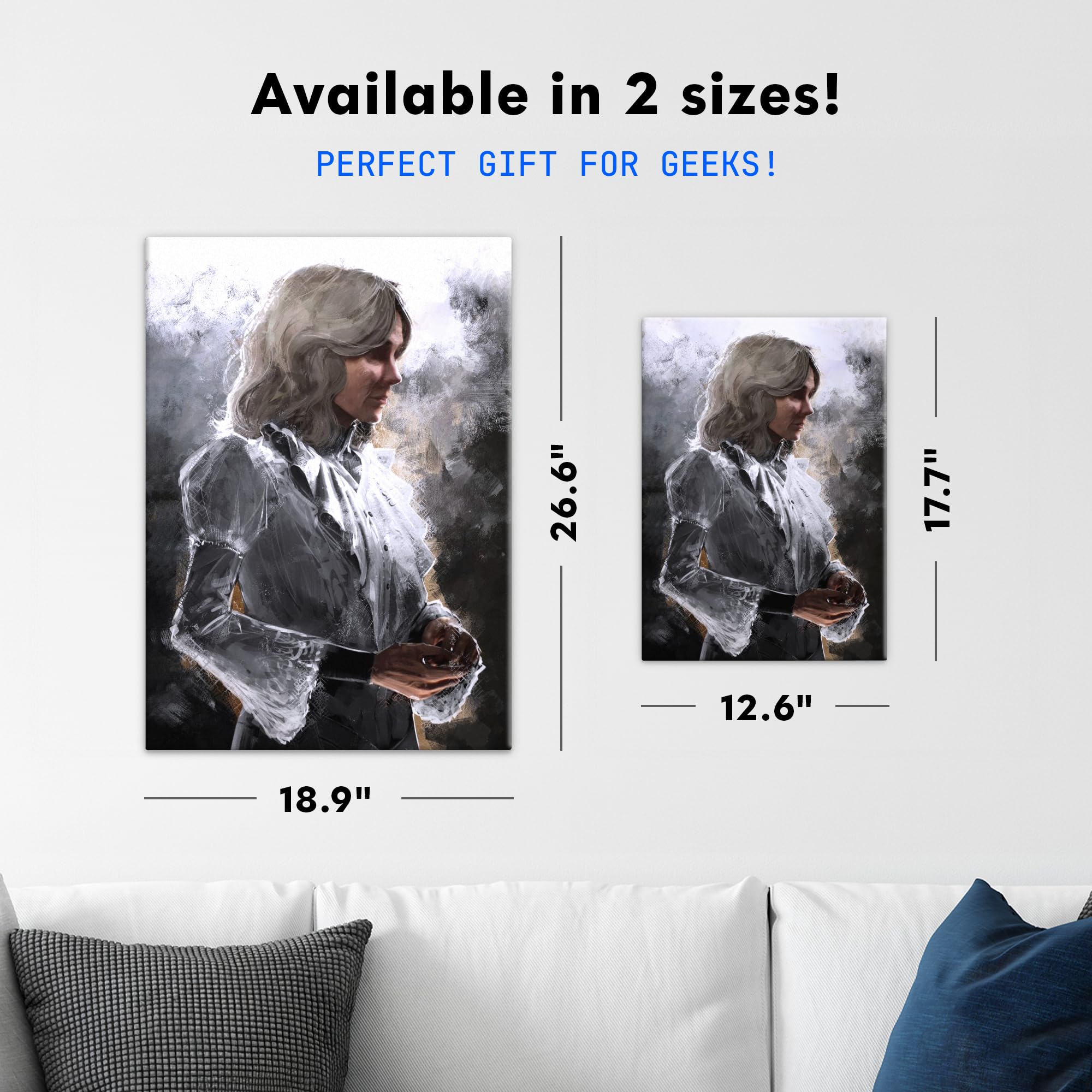 Displate Officiel Clair Obscur: Expedition 33 Poster - Aline Concept - Métallique Fixation Magnétique Licence Officielle Image Affiche de Haute Qualité 45 cm x 32 cm