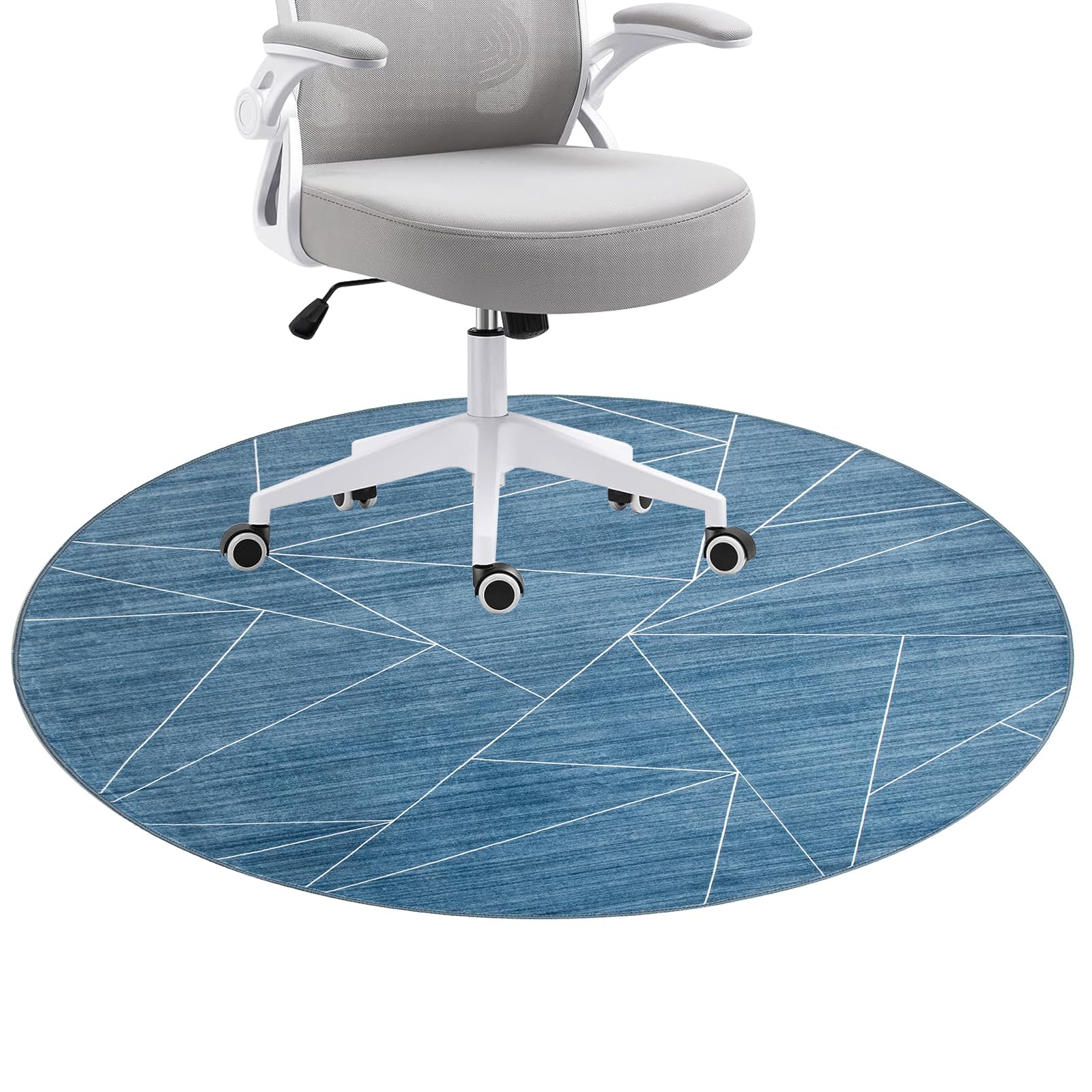Estera protectora para el suelo para suelos duros 100cm Alfombrilla para silla de oficina Alfombrilla protectora del suelo Alfombrilla para silla de oficina Redonda Alfombrilla para el suelo